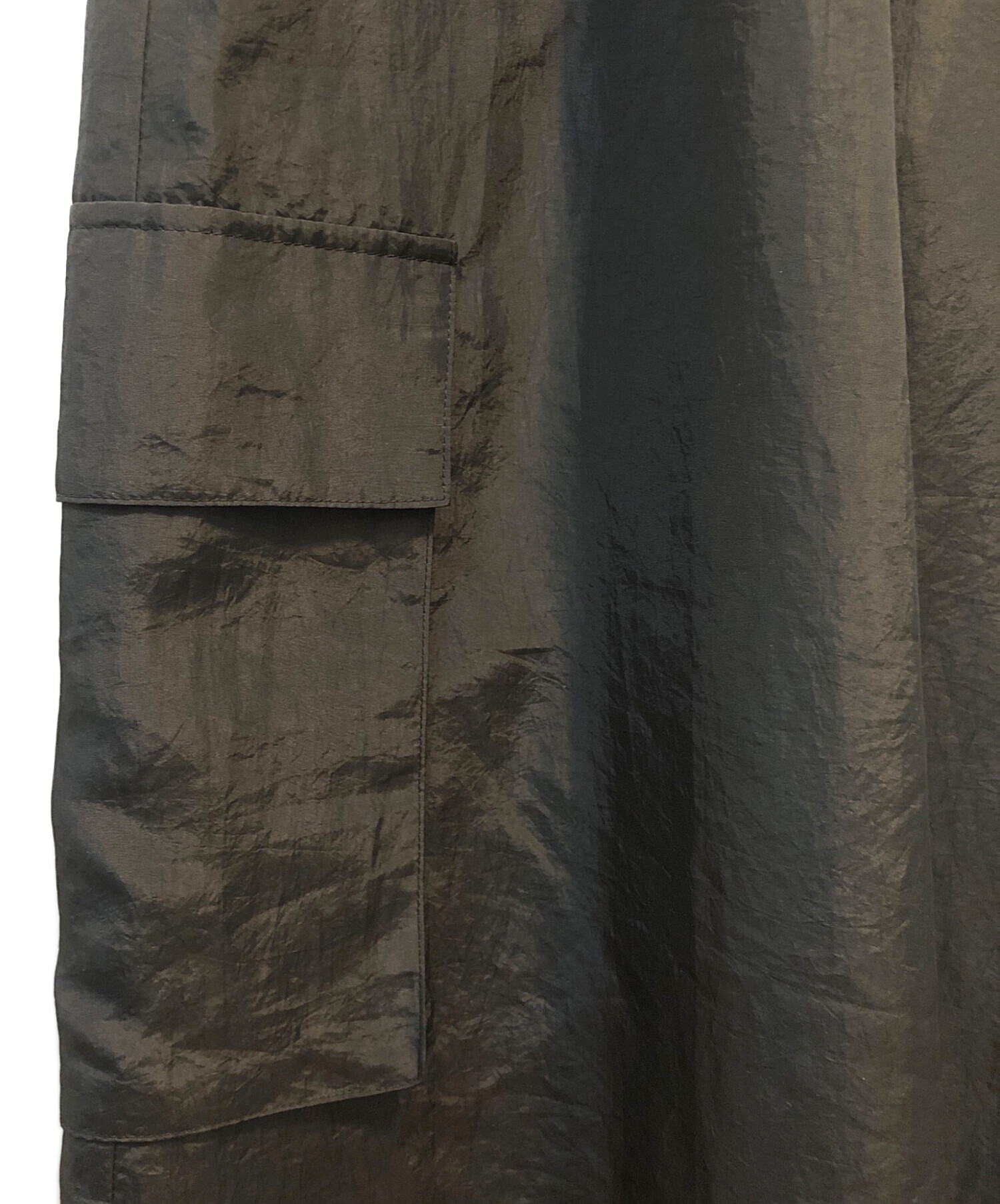 中古・古着通販】Lig. (リグドット) wide cargo pants ブラック サイズ