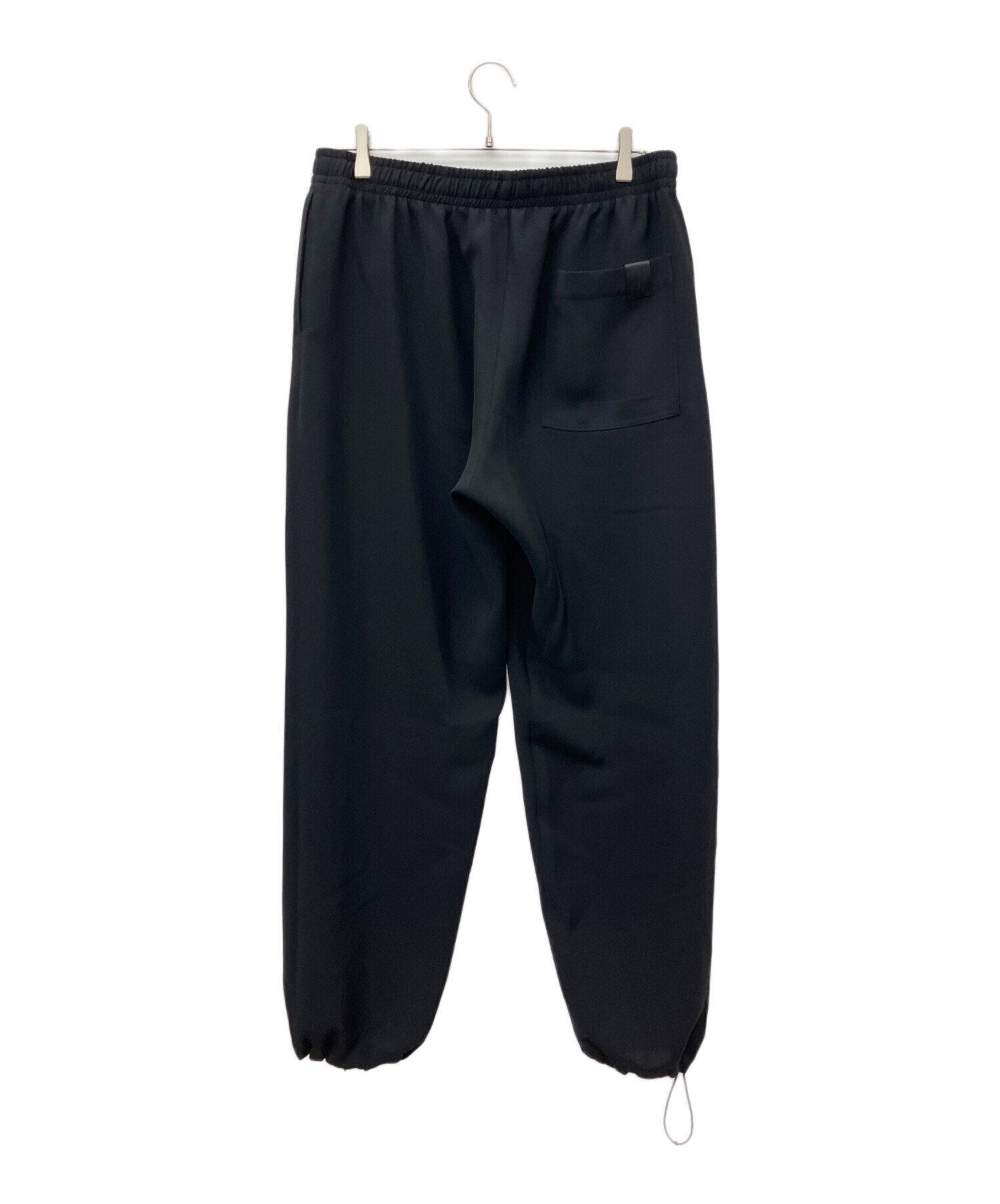 N.HOOLYWOOD ナイロンパンツ ブラック サイズ40 中古・古着通販】N.HOOLYWOOD (エヌ ハリウッド) EASY WIDE PANTS