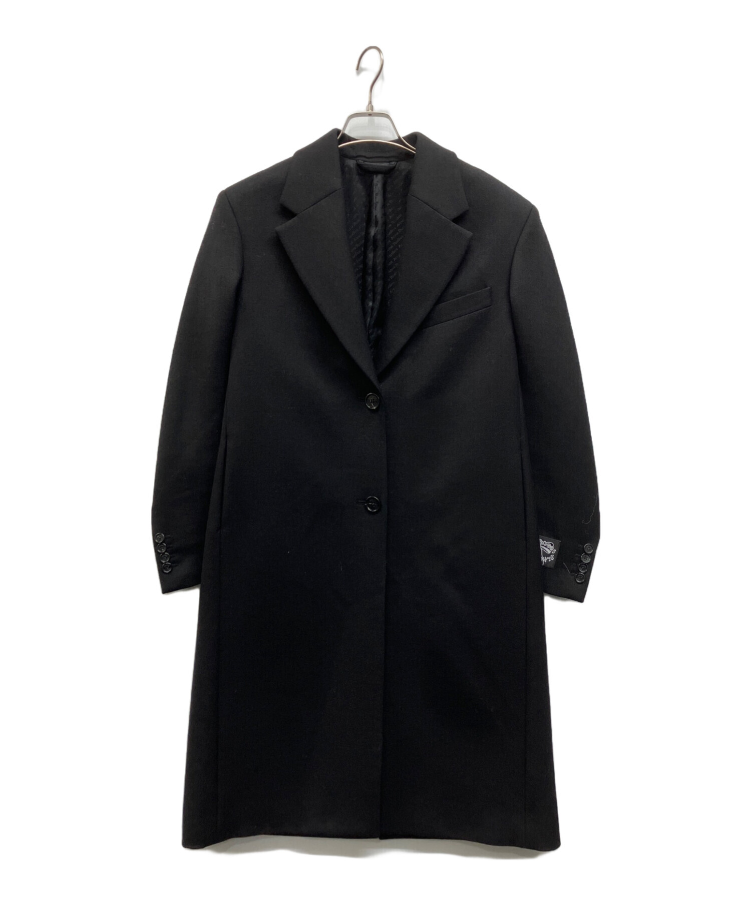 Acne Studios シングルブレストコート　サイズ46 ブラック Acne Studios（アクネ ストゥディオズ） 21AW SINGLE-BREASTED COAT
