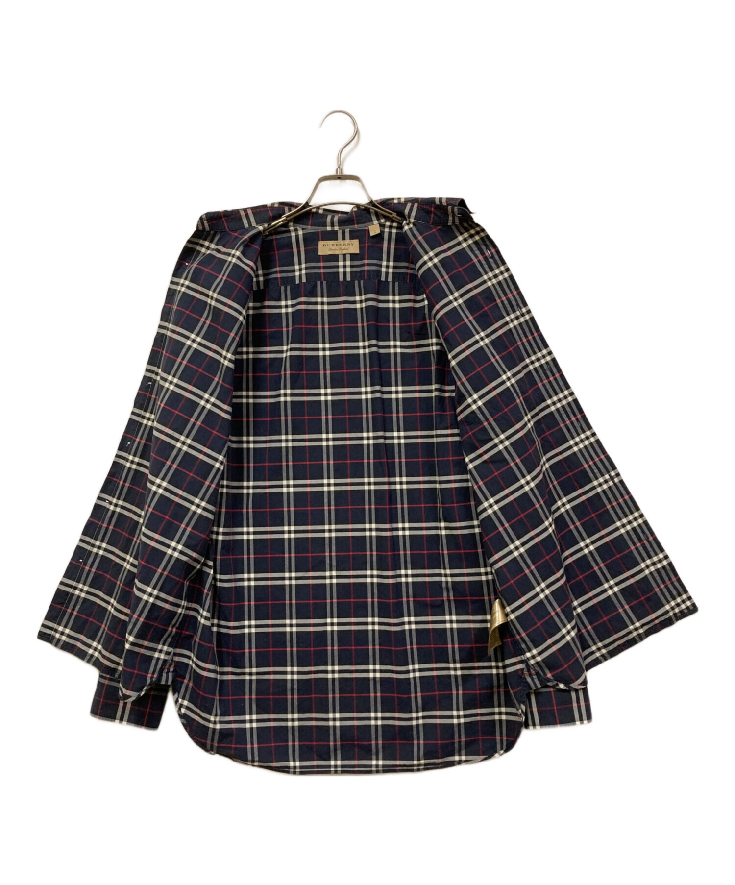 中古・古着通販】BURBERRY (バーバリー) コットンポプリンチェック 中古・古着通販】BURBERRY (バーバリー) コットンポプリンチェック