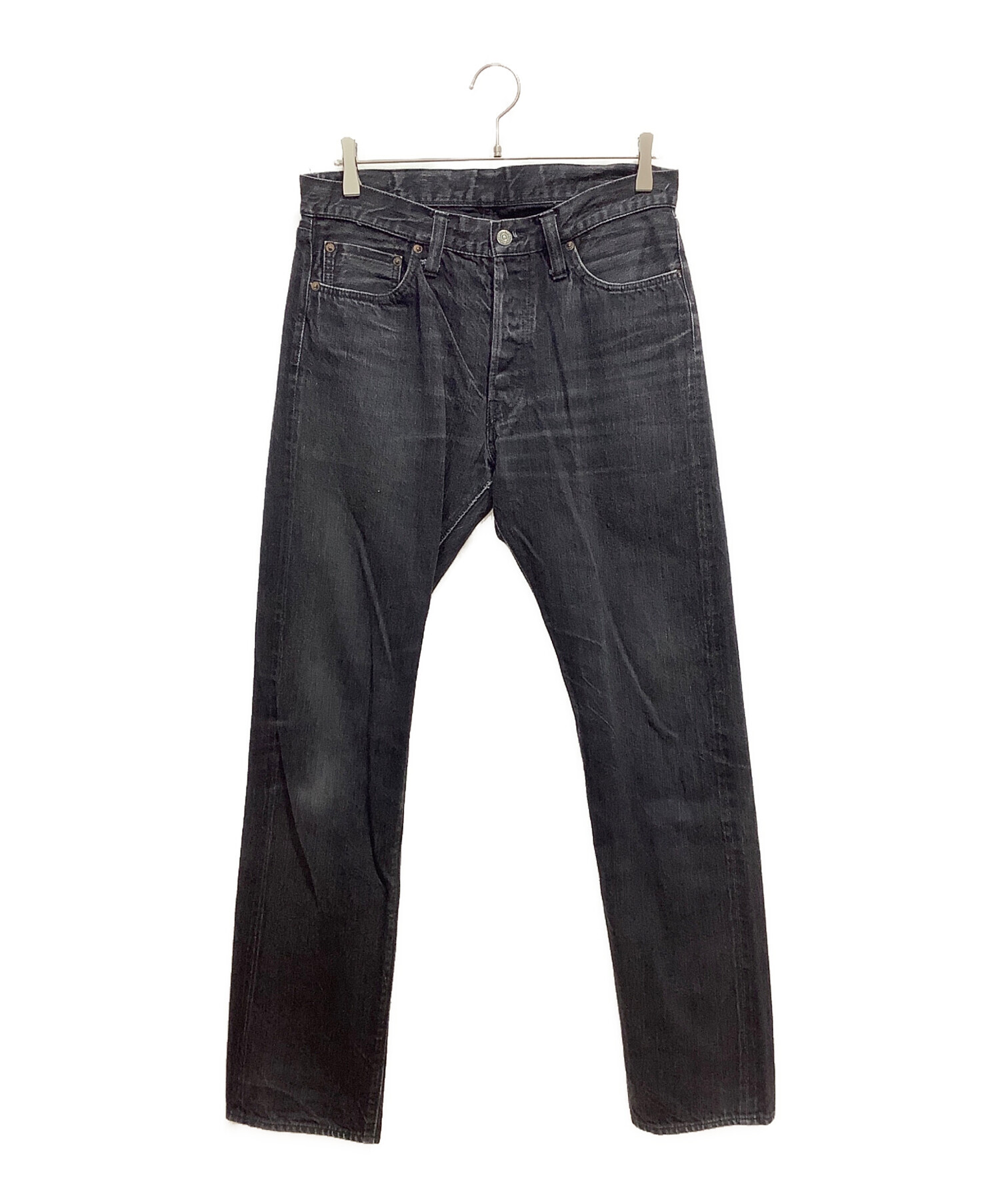 SUGAR CANE 470 ブラックデニム W32 L34 中古・古着通販】SUGAR CANE (シュガーケーン) 13oz. BLACK DENIM TYPE