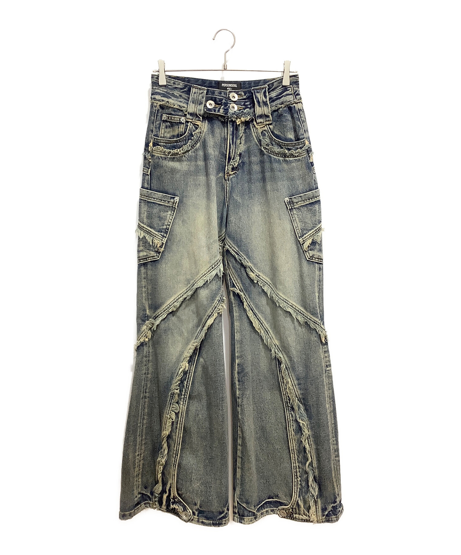 中古・古着通販】PERSONSOUL (パーソンソウル) destructive denim