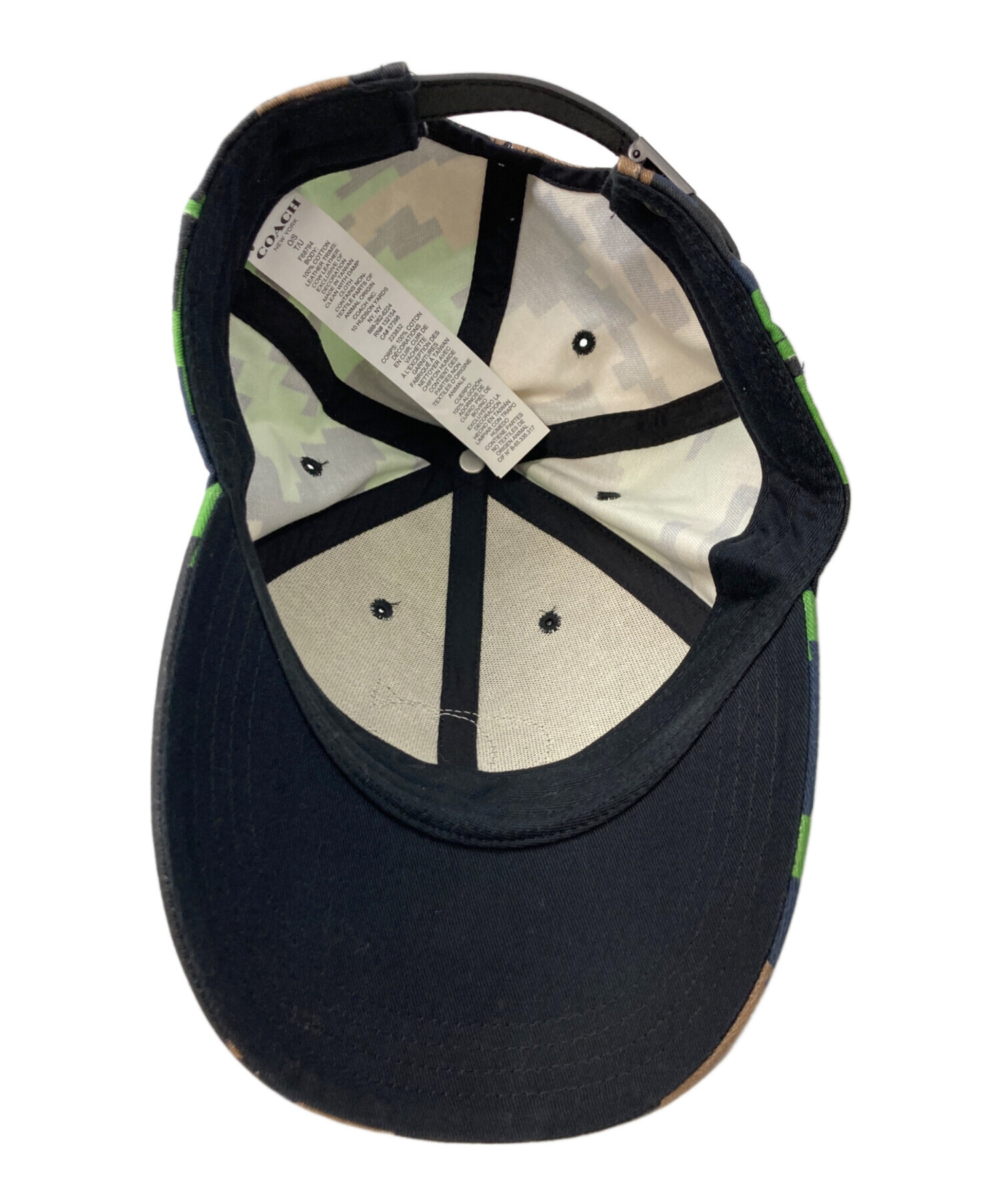 中古・古着通販】COACH (コーチ) キャップ マルチカラー｜ブランド