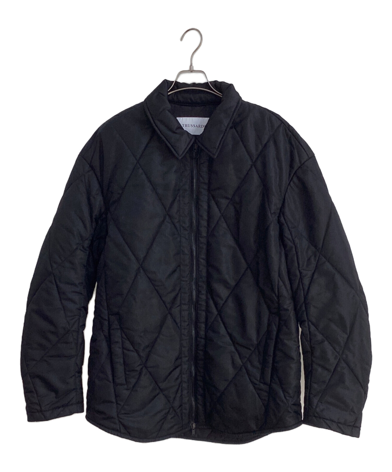 黒いキルティングジャケット 中古・古着通販】TRUSSARDI (トラサルディ) キルティングジャケット