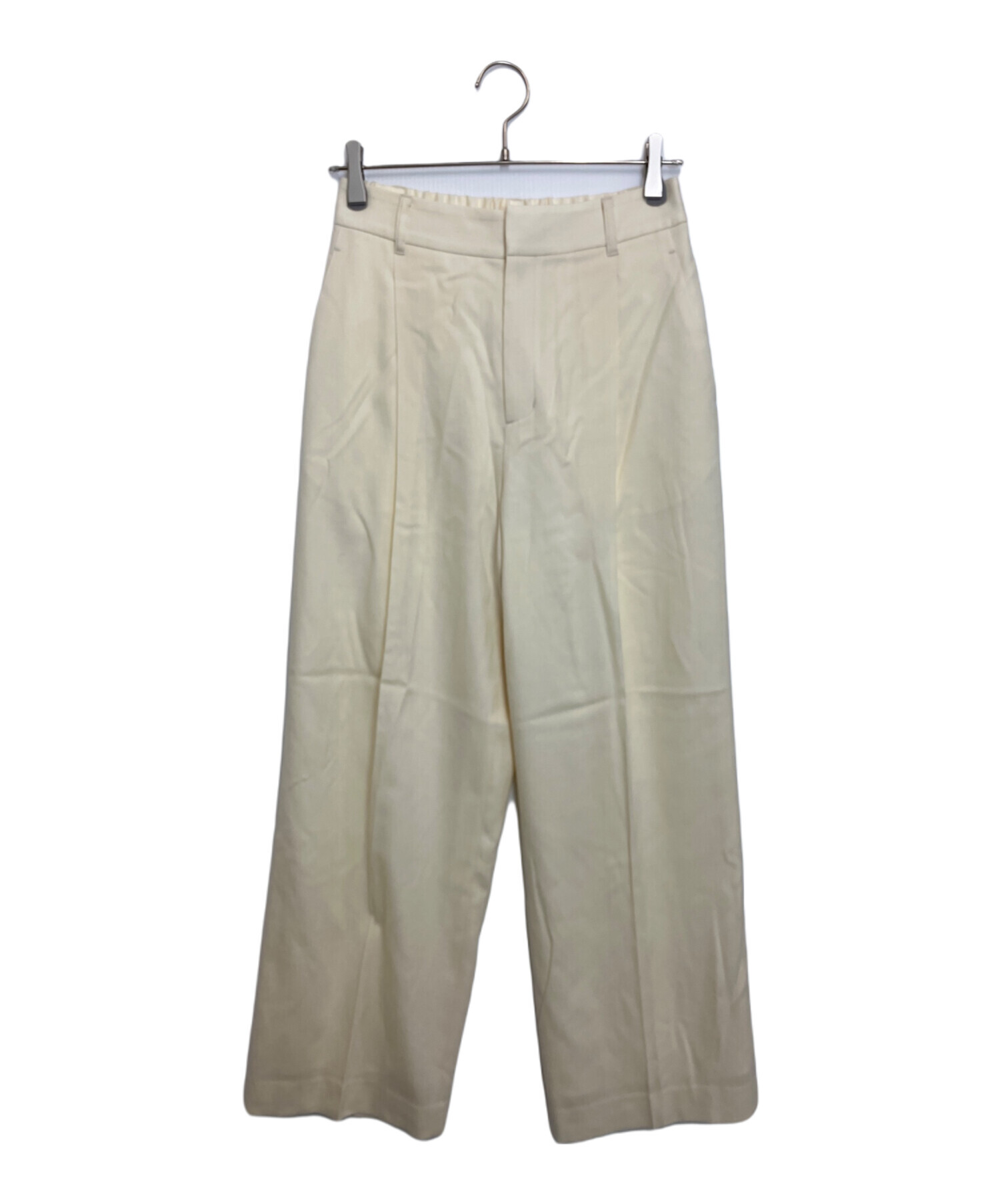 ◎ ADORE ウールサキソニーサイドリボンセンタープレスパンツ 38