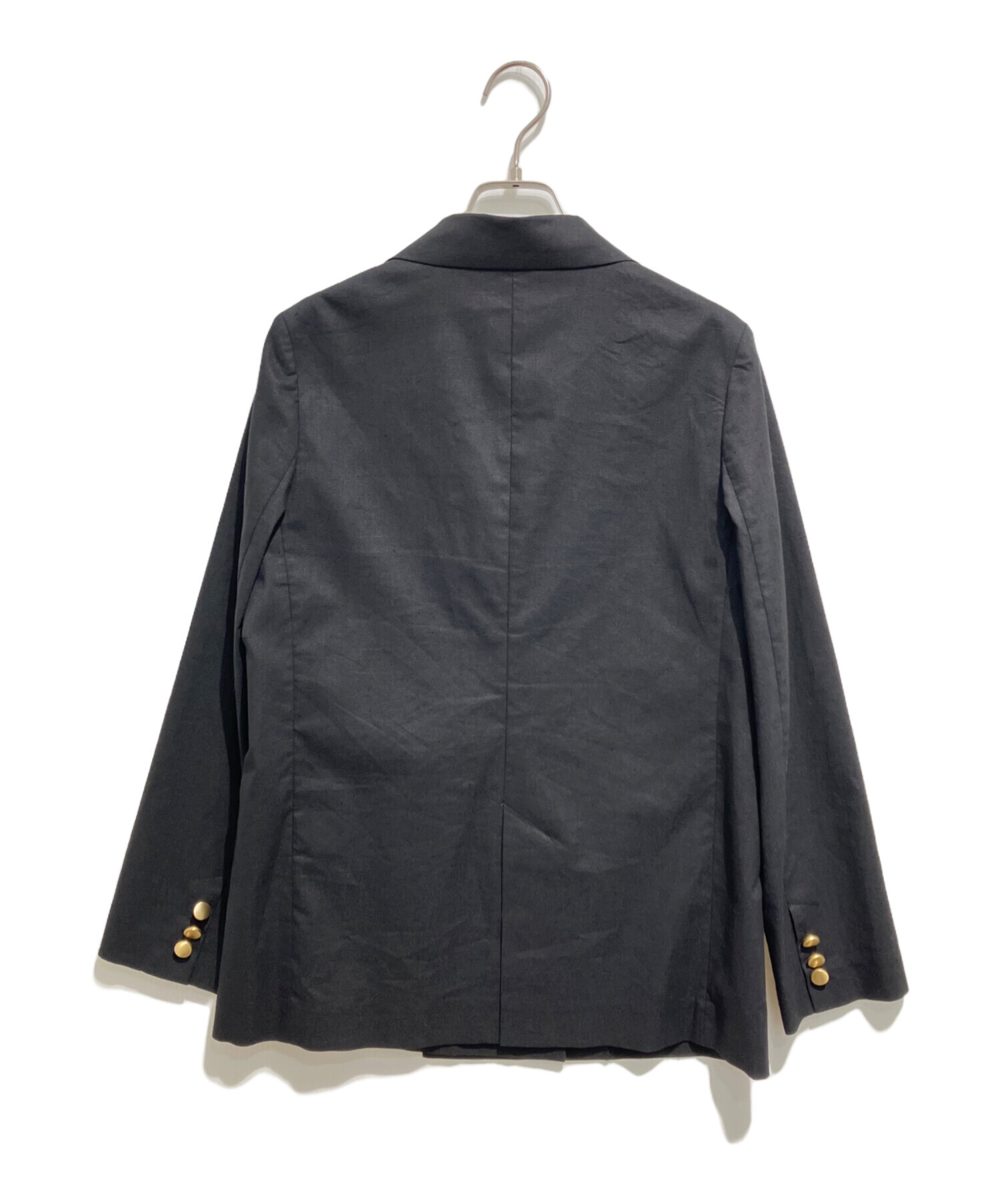 中古・古着通販】Noble (ノーブル) 麻ストレッチピークドラペルダブル 