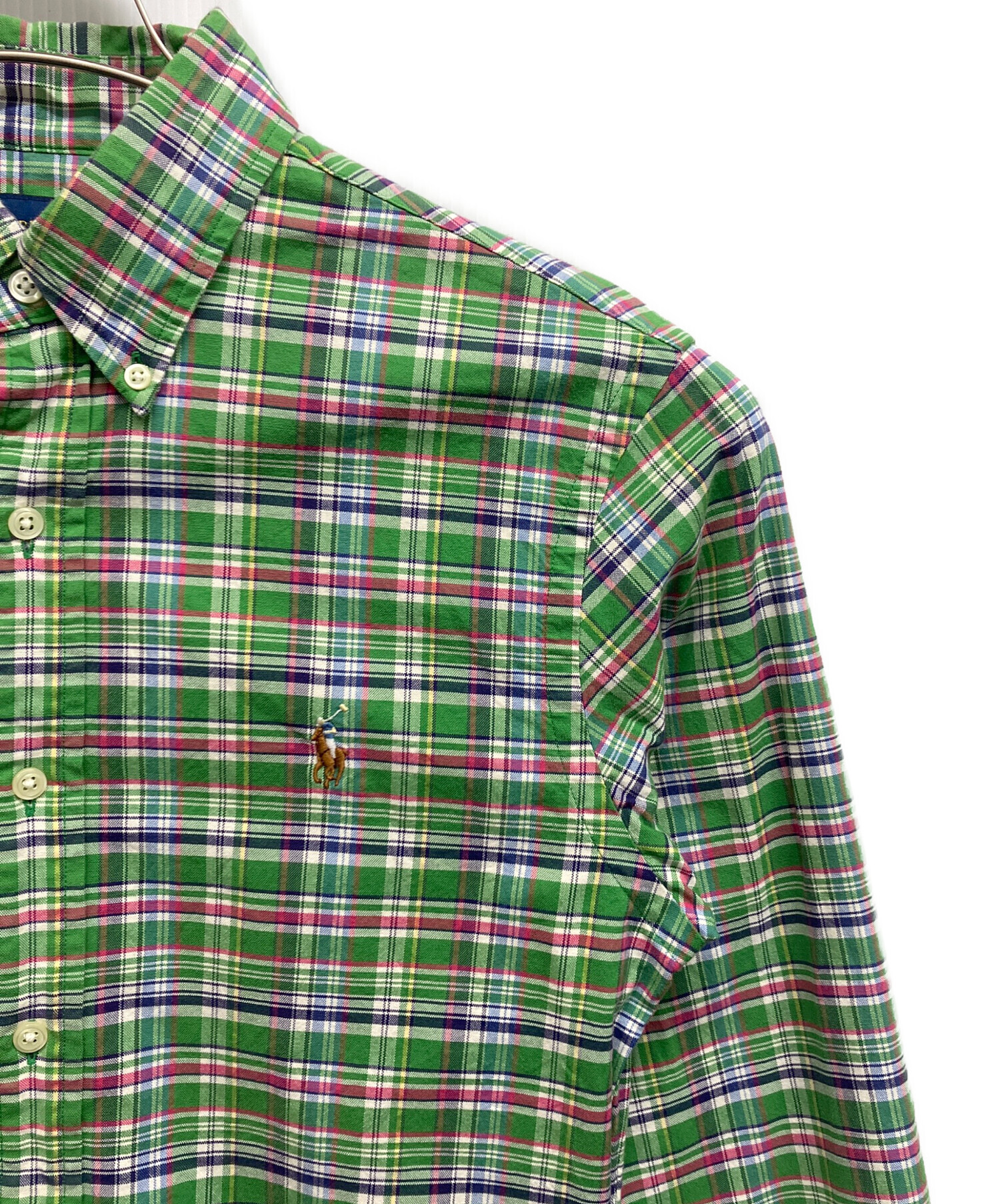 中古・古着通販】RALPH LAUREN (ラルフローレン) チェックシャツ 