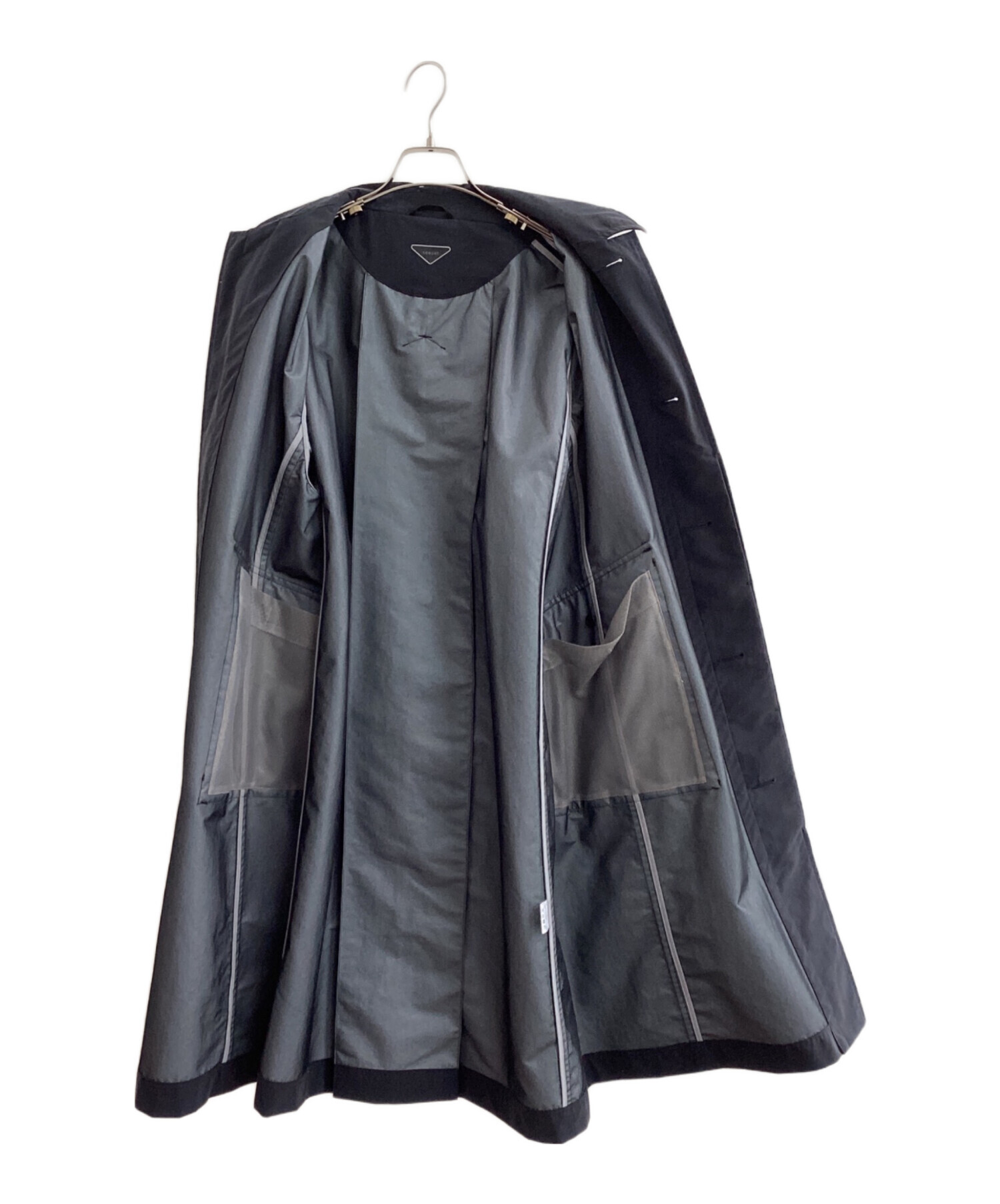 中古・古着通販】SEESET (シーセット) ステンカラーコート ネイビー 