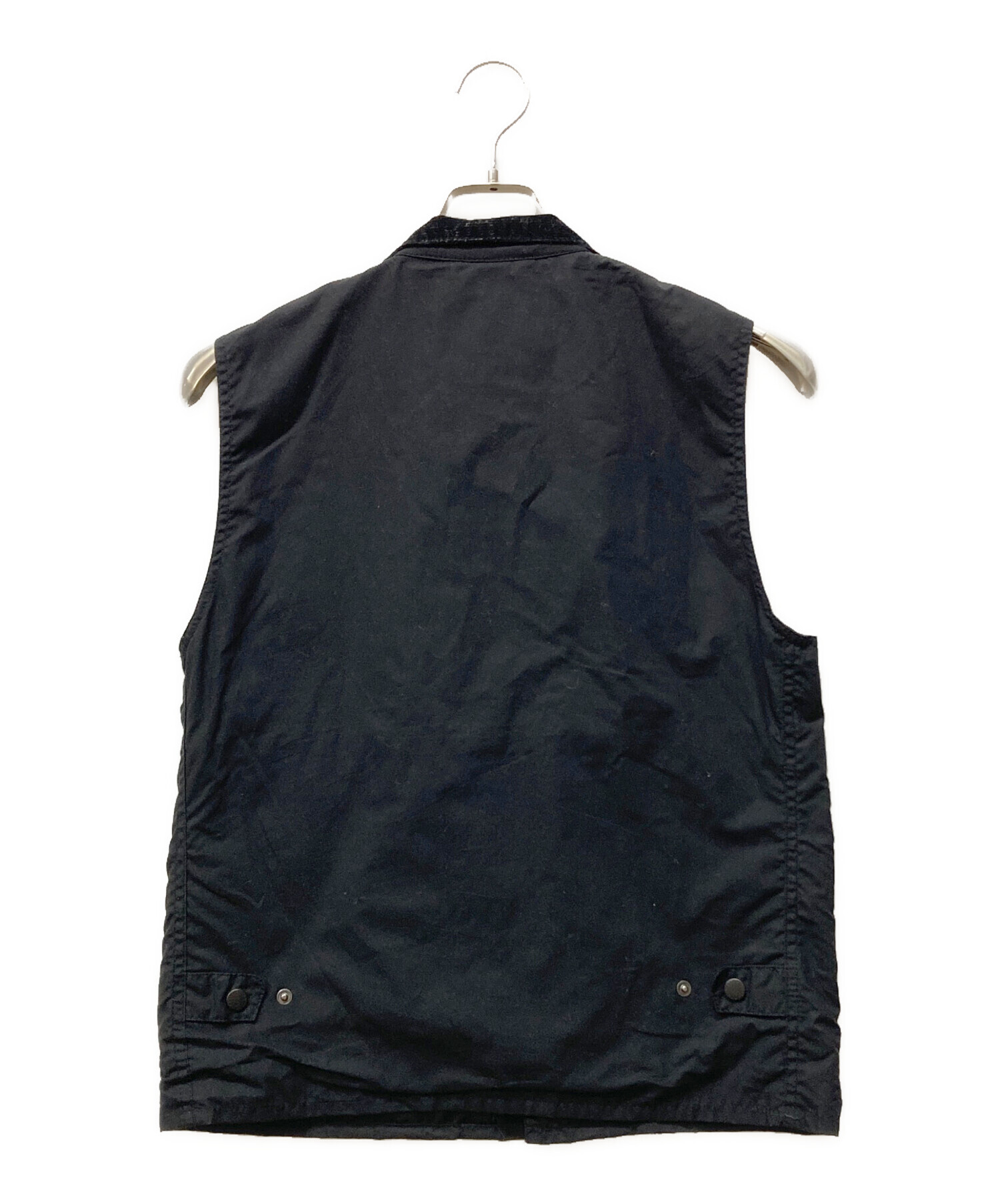 中古・古着通販】Barbour (バブアー) オイルドベスト ブラック サイズ 