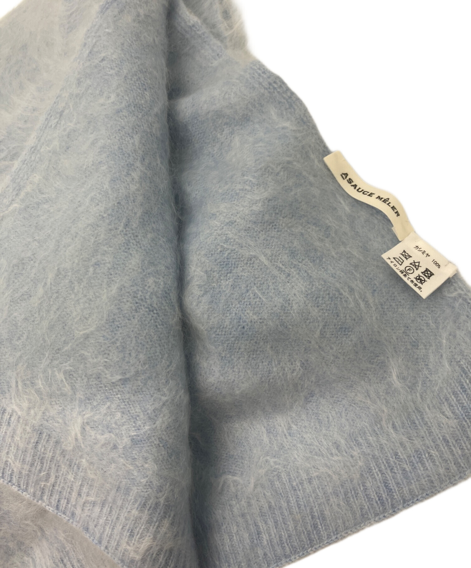 中古・古着通販】ASAUCE MELER (アソースメレ) カシミヤファーニット