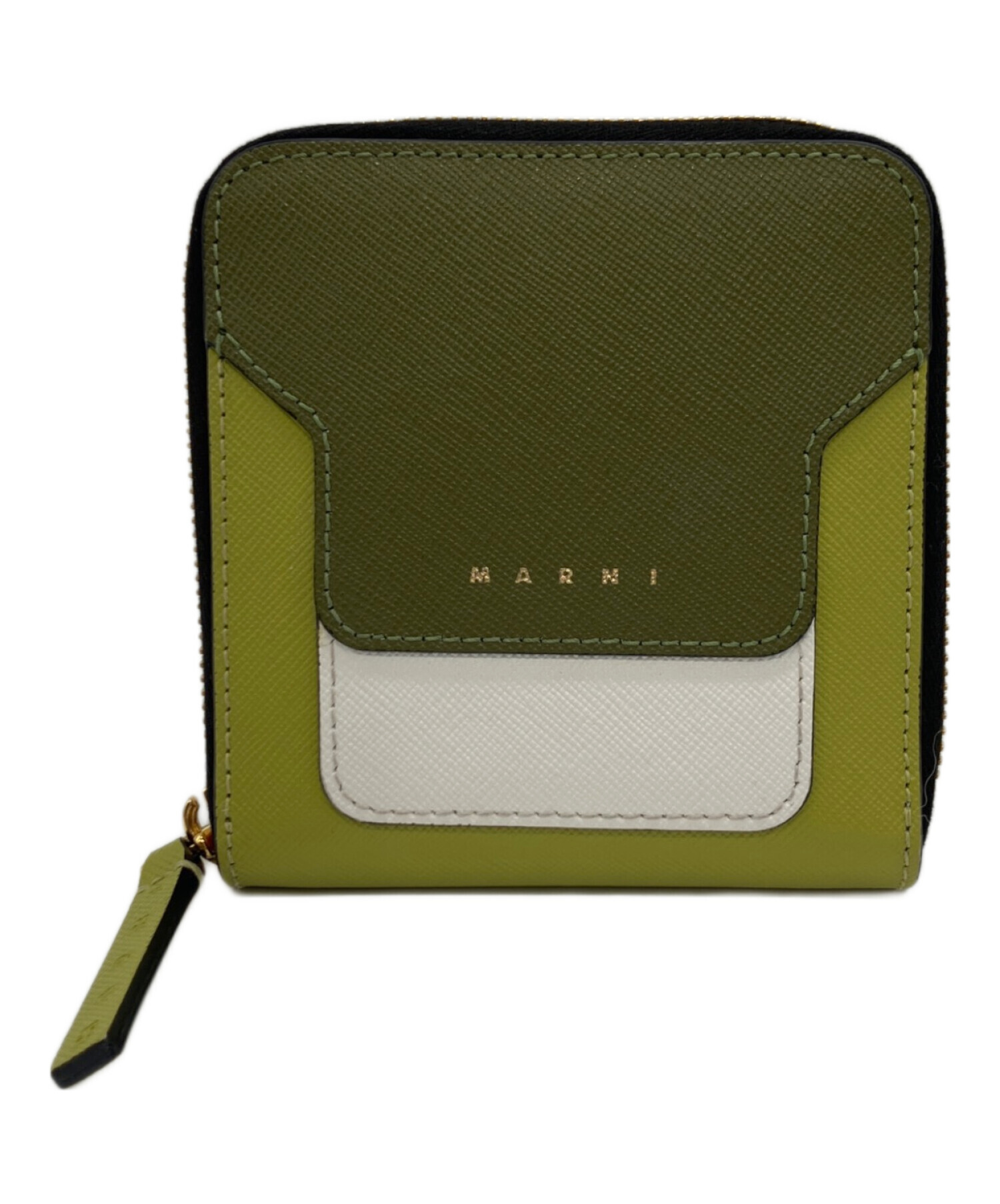 【未使用品】MARNI(マルニ) バイフォールドウォレット 中古・古着通販】MARNI (マルニ) バイフォールドジップアラウンド