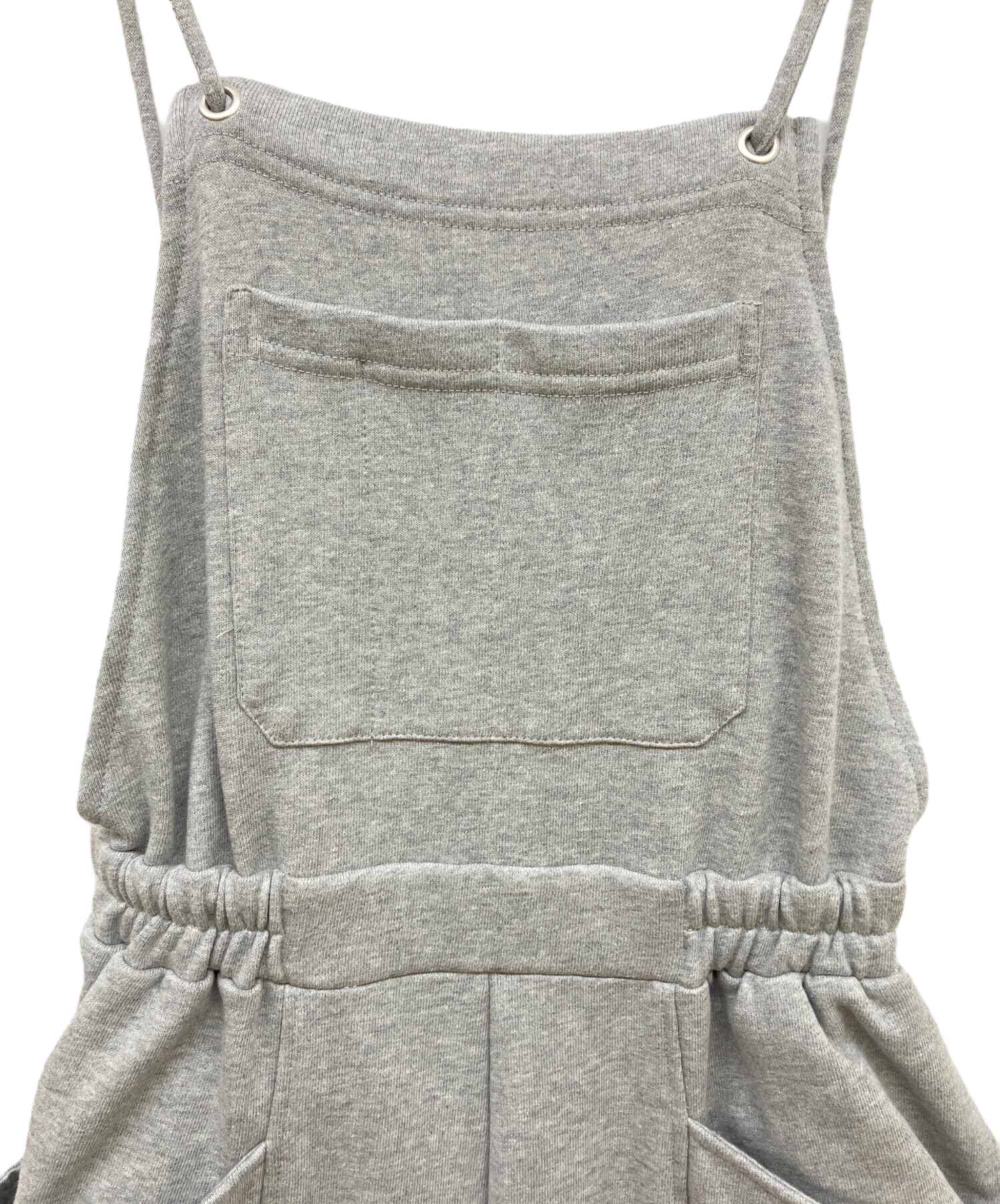 中古・古着通販】Ameri (アメリ) SWEAT EASY ROMPERS グレー サイズ:S