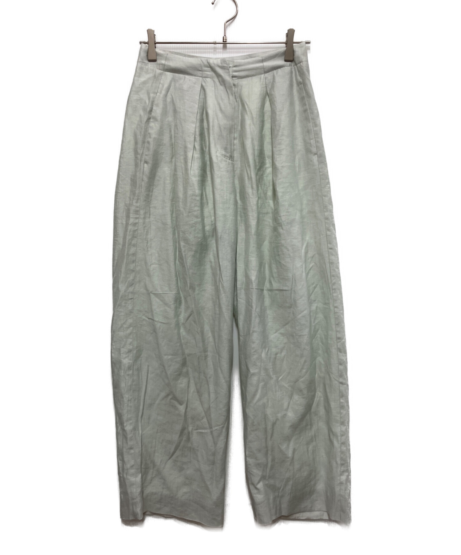 中古・古着通販】anuke (アンヌーク) Sheer Tuck Pants（シアータック