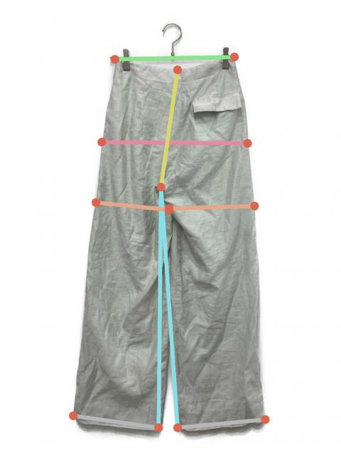 中古・古着通販】anuke (アンヌーク) Sheer Tuck Pants（シアータック