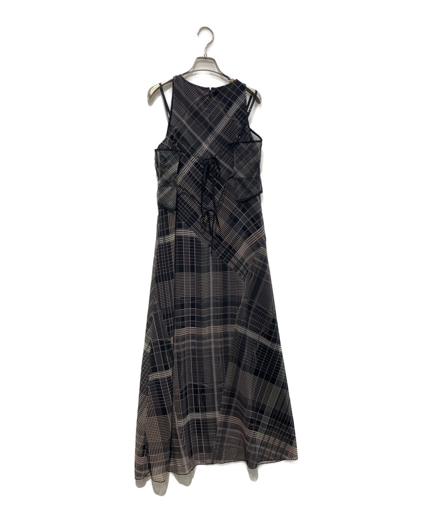 中古・古着通販】AMERI (アメリ) MEDI STRAIN CHECK DRESS 25SS
