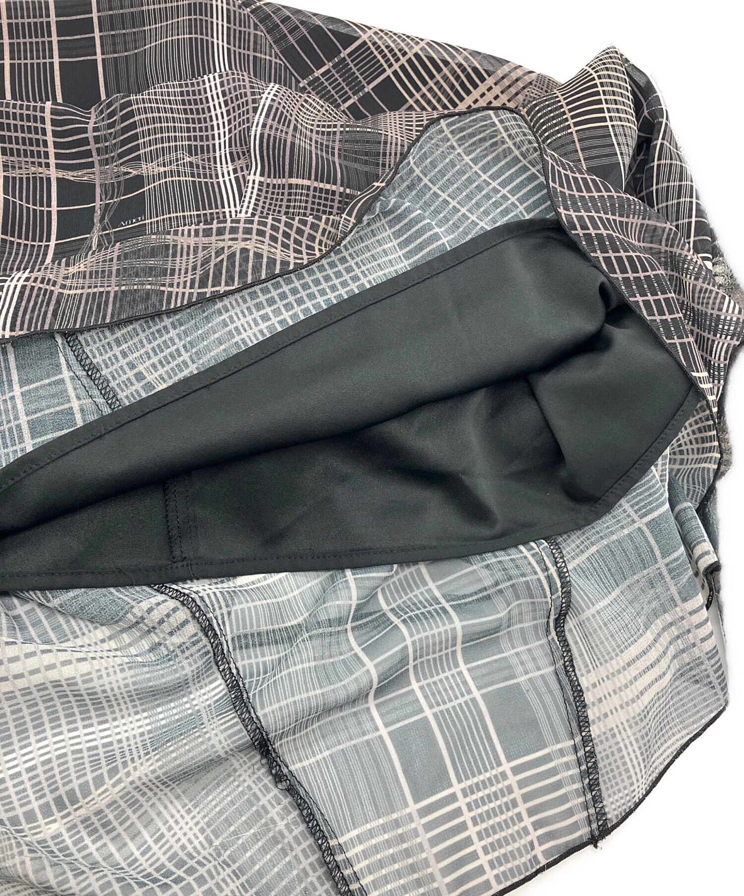 中古・古着通販】AMERI (アメリ) MEDI STRAIN CHECK DRESS 25SS