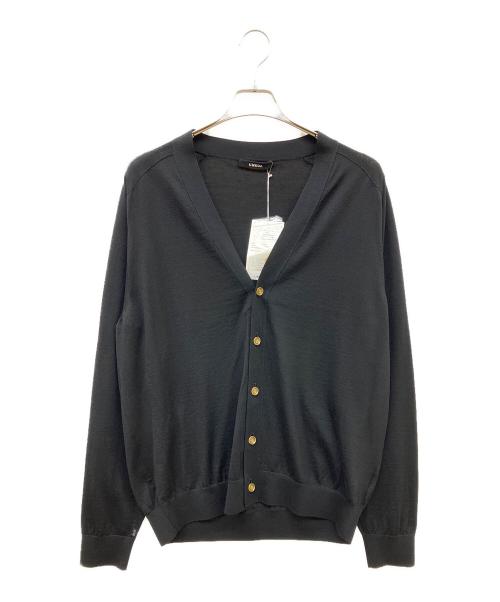 中古・古着通販】UMEDA (ウメダ) 16GG V NECK CARDIGAN ブラック