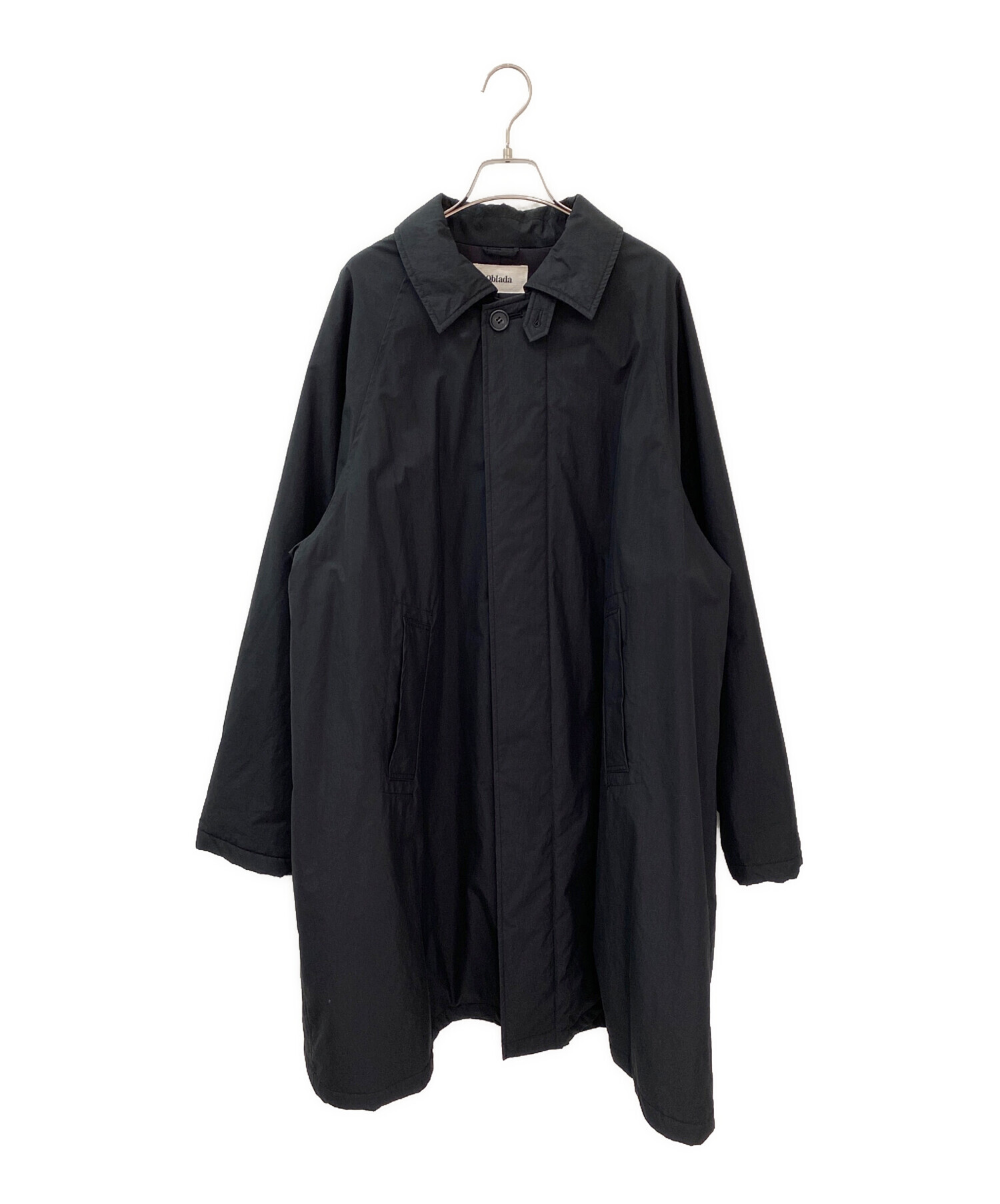 中古・古着通販】Oblada (オブラダ) FEATHER COAT ブラック サイズ