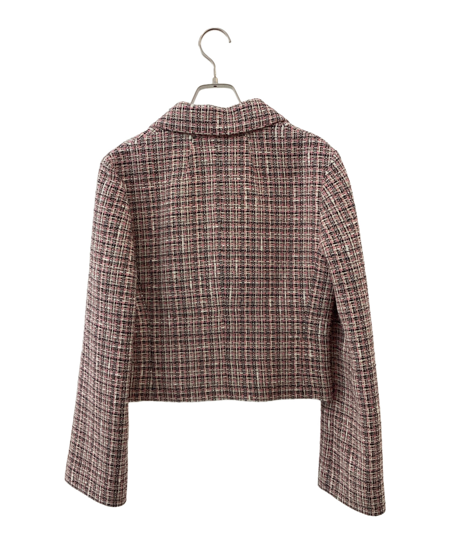 中古・古着通販】theory (セオリー) MULTICOLOR TWEED/PATCH CROP JKT