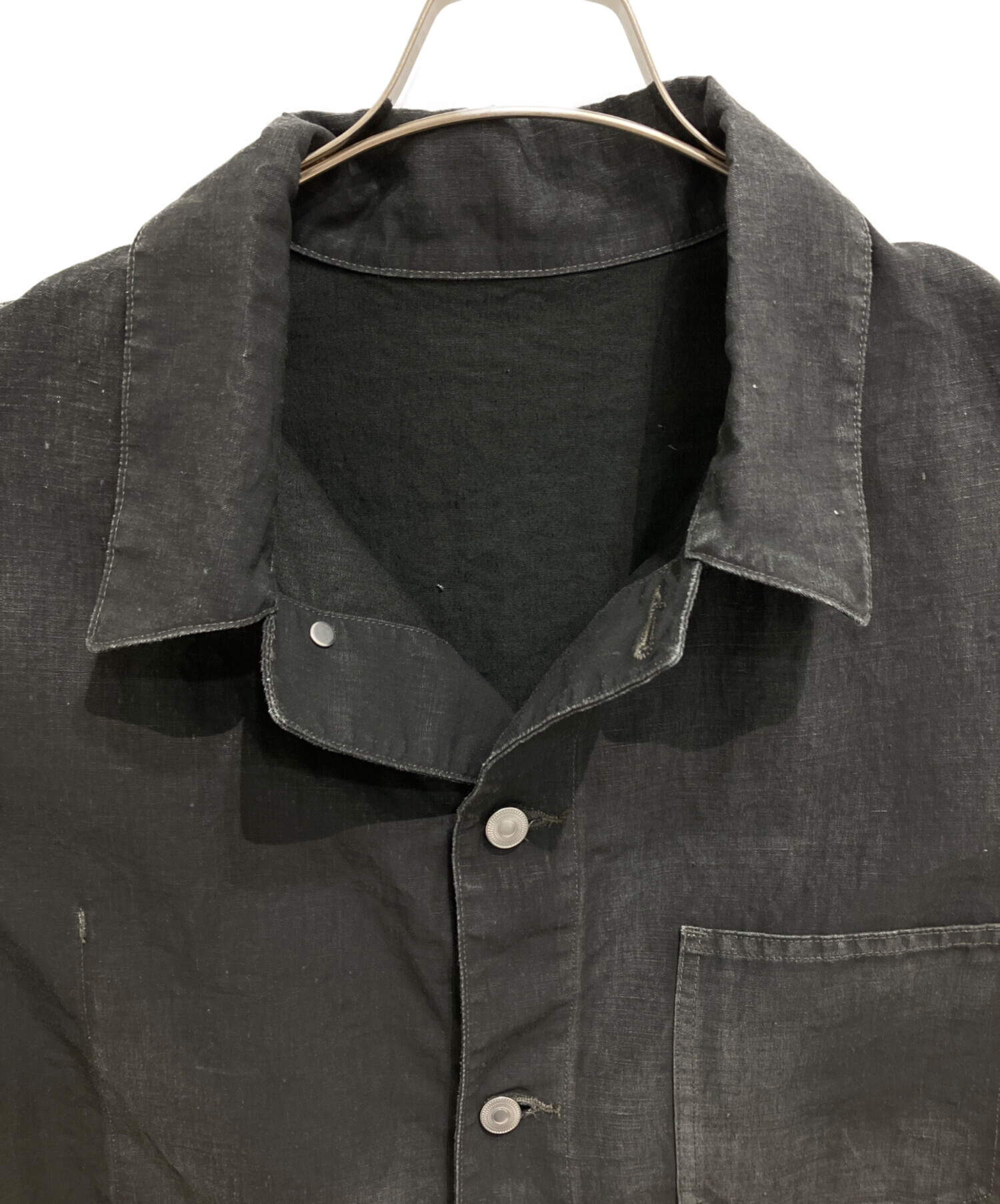 中古・古着通販】A.PRESSE (アプレッセ) Vintage Black Linen Coverall