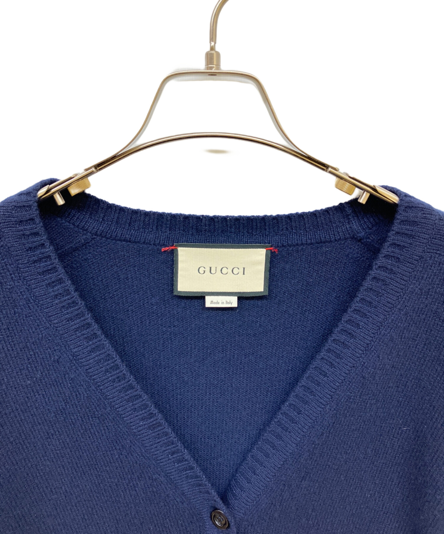 中古・古着通販】GUCCI (グッチ) カシミヤVネックカーディガン