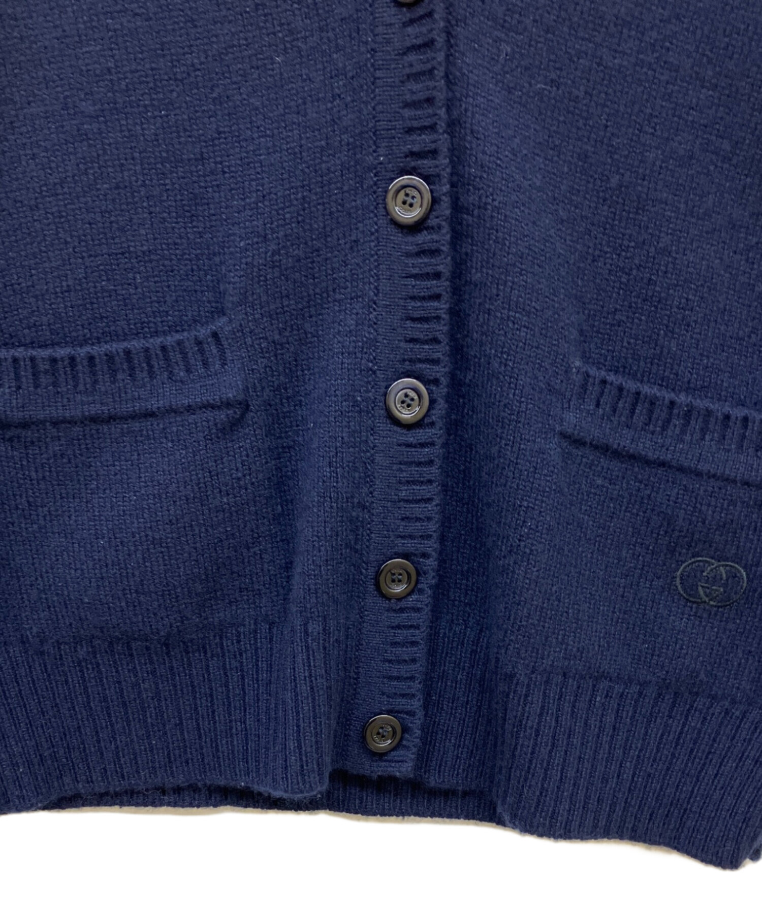 中古・古着通販】GUCCI (グッチ) カシミヤVネックカーディガン