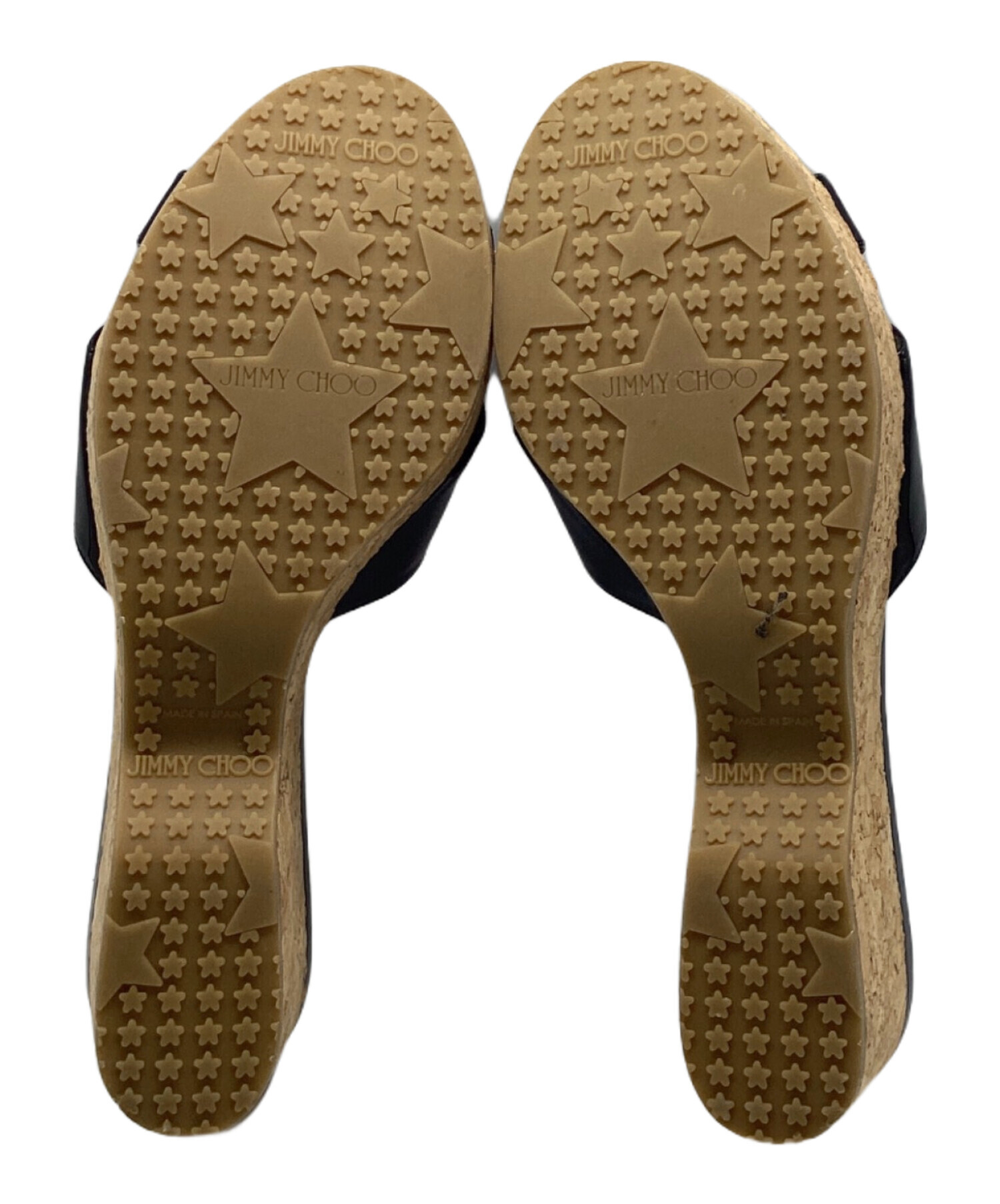 中古・古着通販】JIMMY CHOO (ジミーチュウ) サンダル ブラック サイズ