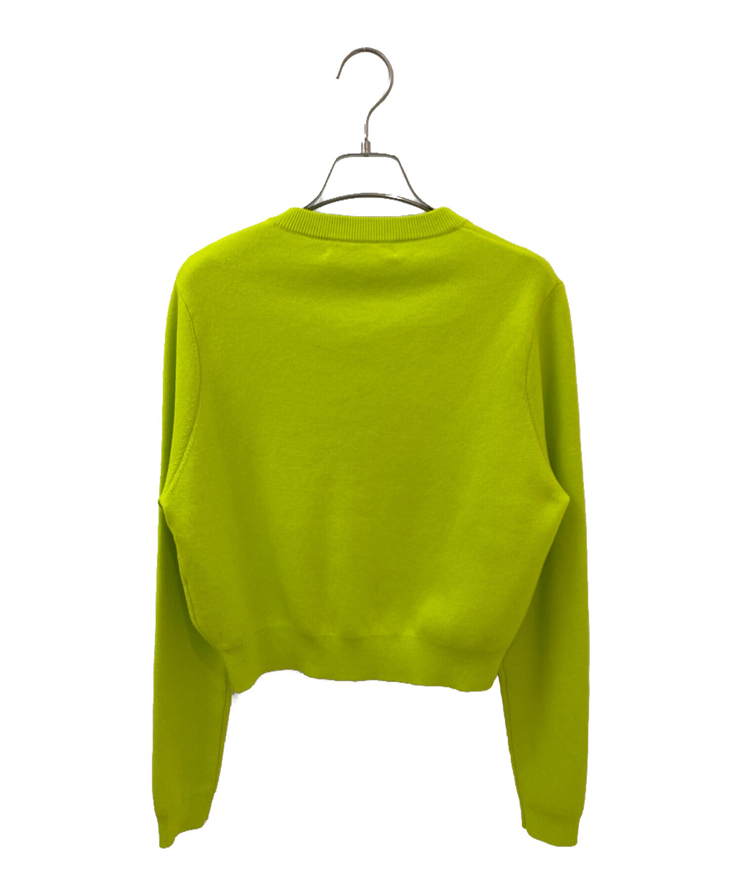 CABaN コットンカシミヤ クルーネックカーディガン XS グリーン