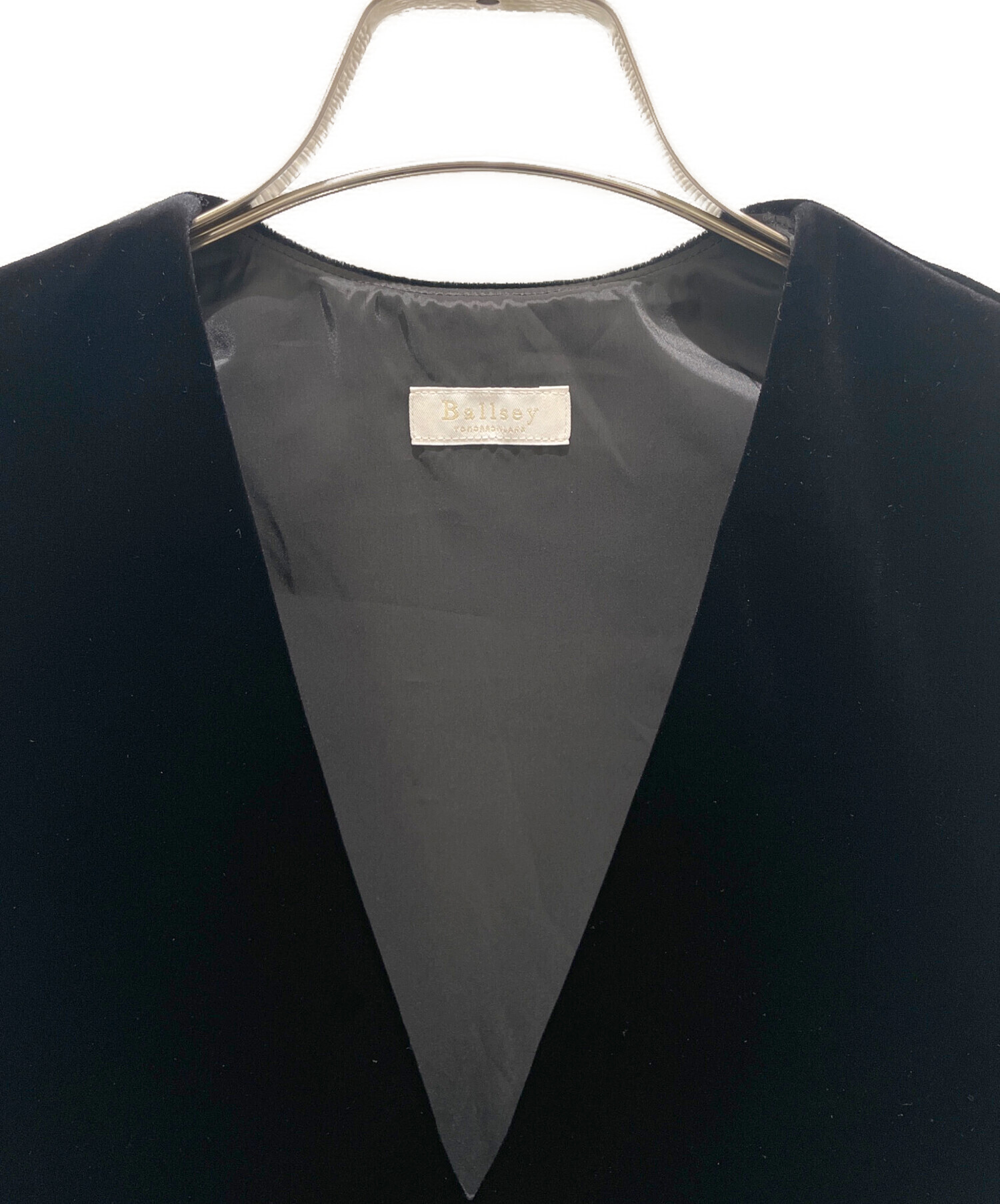 中古・古着通販】BALLSEY (ボールジィ) マットベロア Vネックベスト 