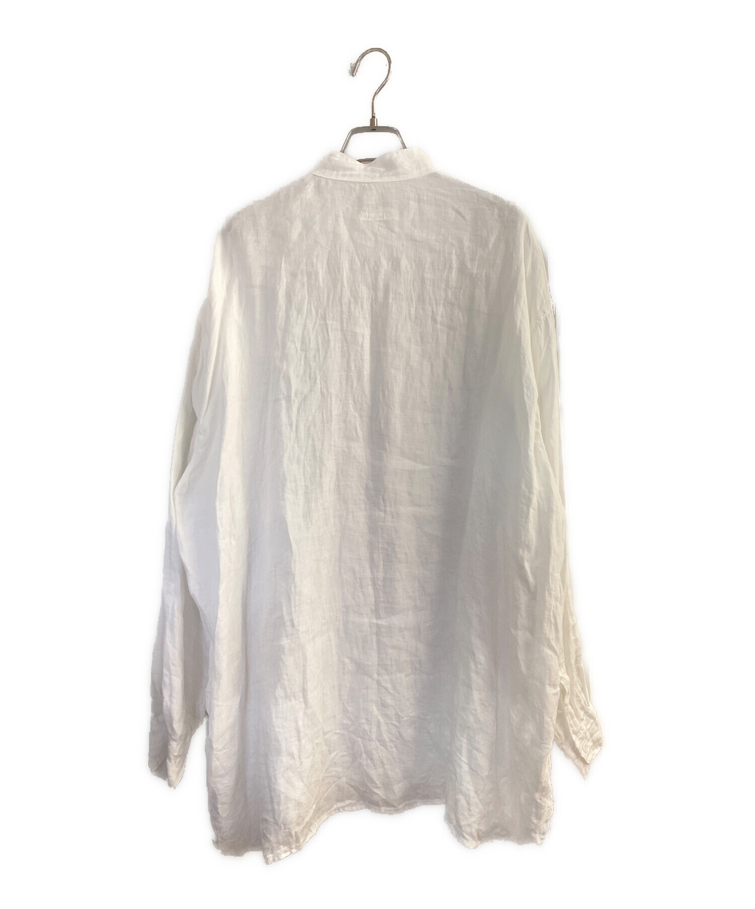 中古・古着通販】COMOLI (コモリ) リネンWクロス プルオーバーシャツ 