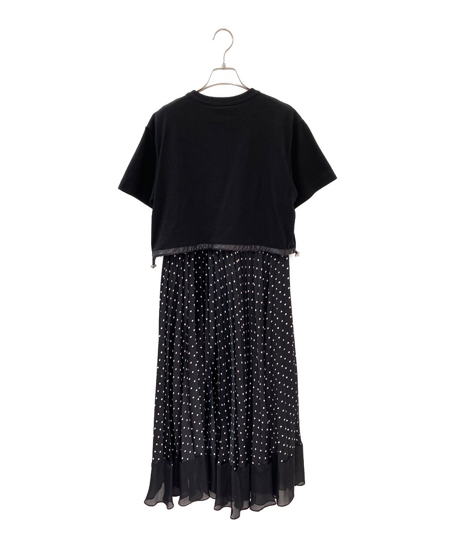 中古・古着通販】sacai (サカイ) Polka Dot Cotton Jersey x Satin