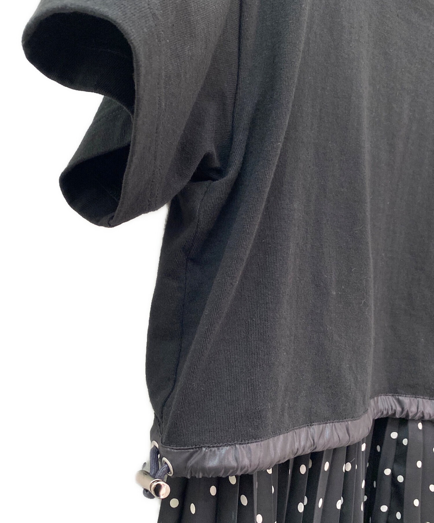 中古・古着通販】sacai (サカイ) Polka Dot Cotton Jersey x Satin