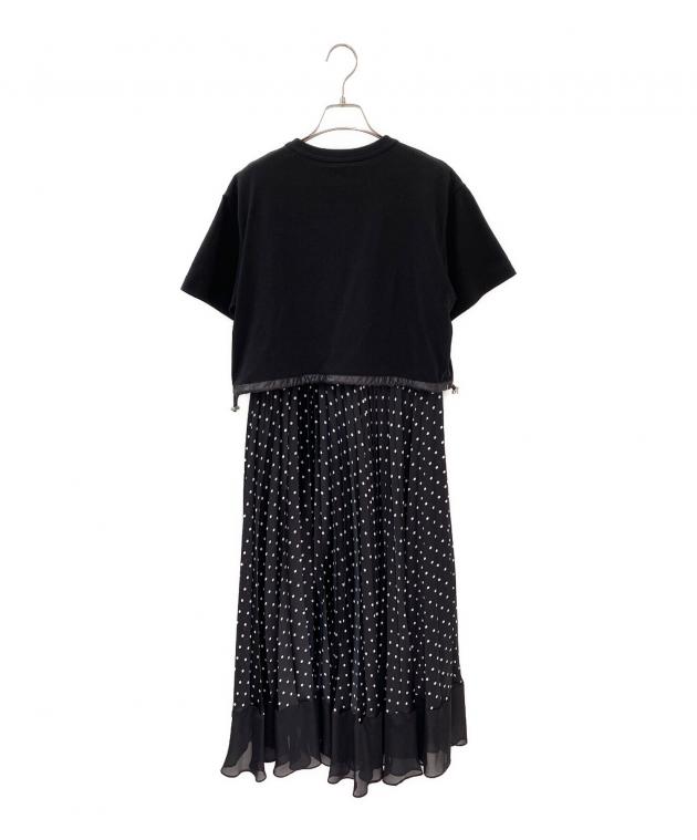 中古・古着通販】sacai (サカイ) Polka Dot Cotton Jersey x Satin