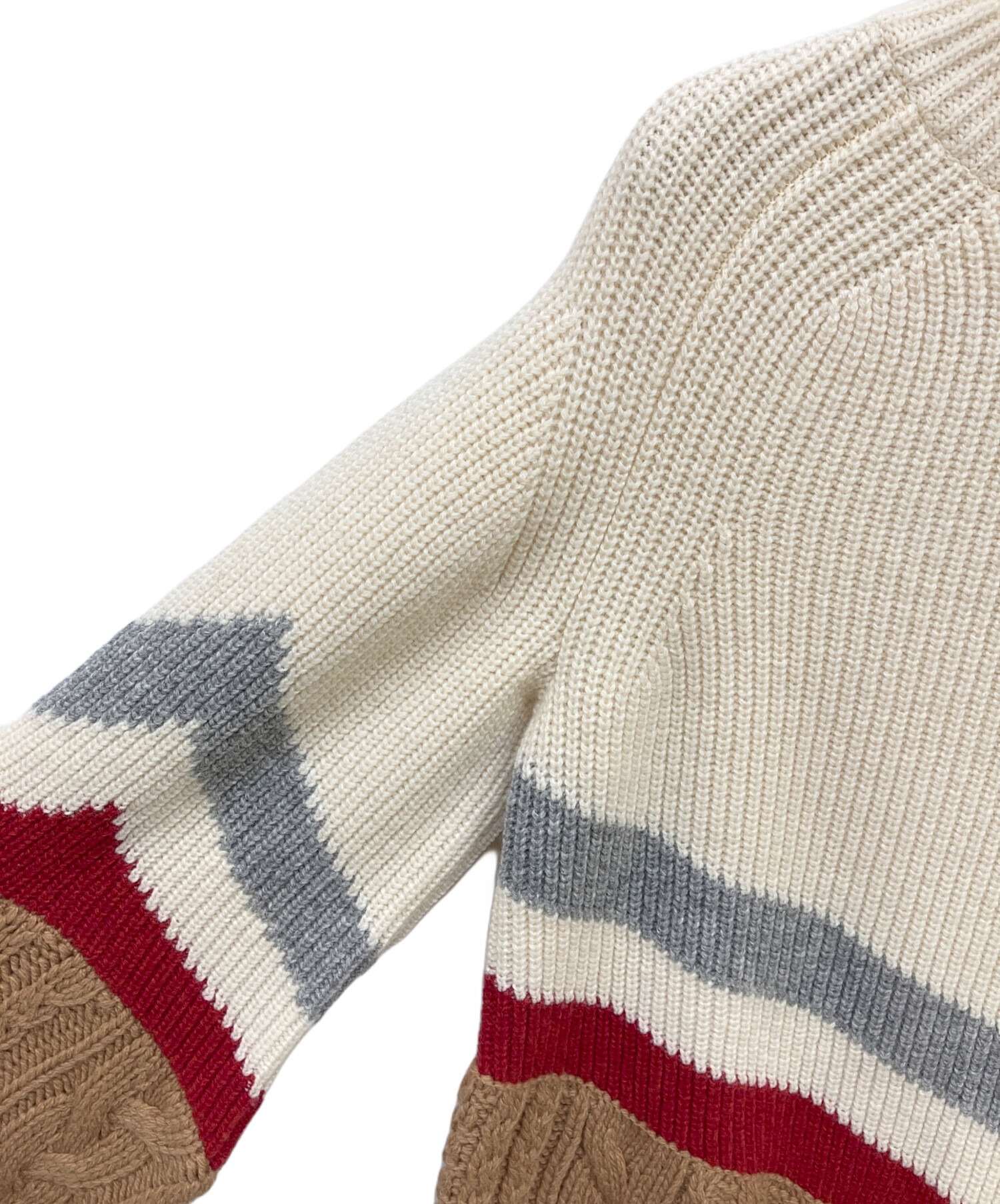 中古・古着通販】sacai (サカイ) アシンメトリーダブルジップニット