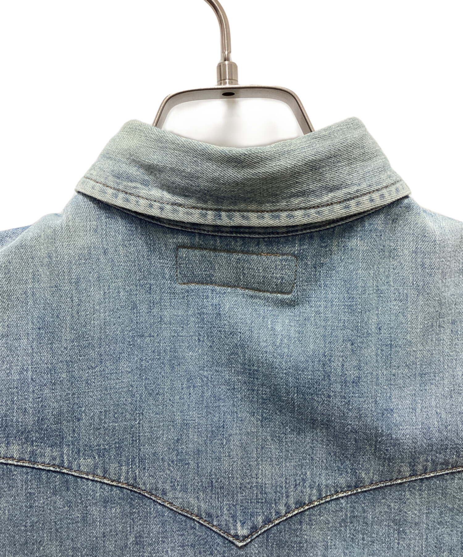 SAINT LAURENT デニムウエスタンシャツ 中古・古着通販】Saint Laurent Paris (サンローランパリ) デニム