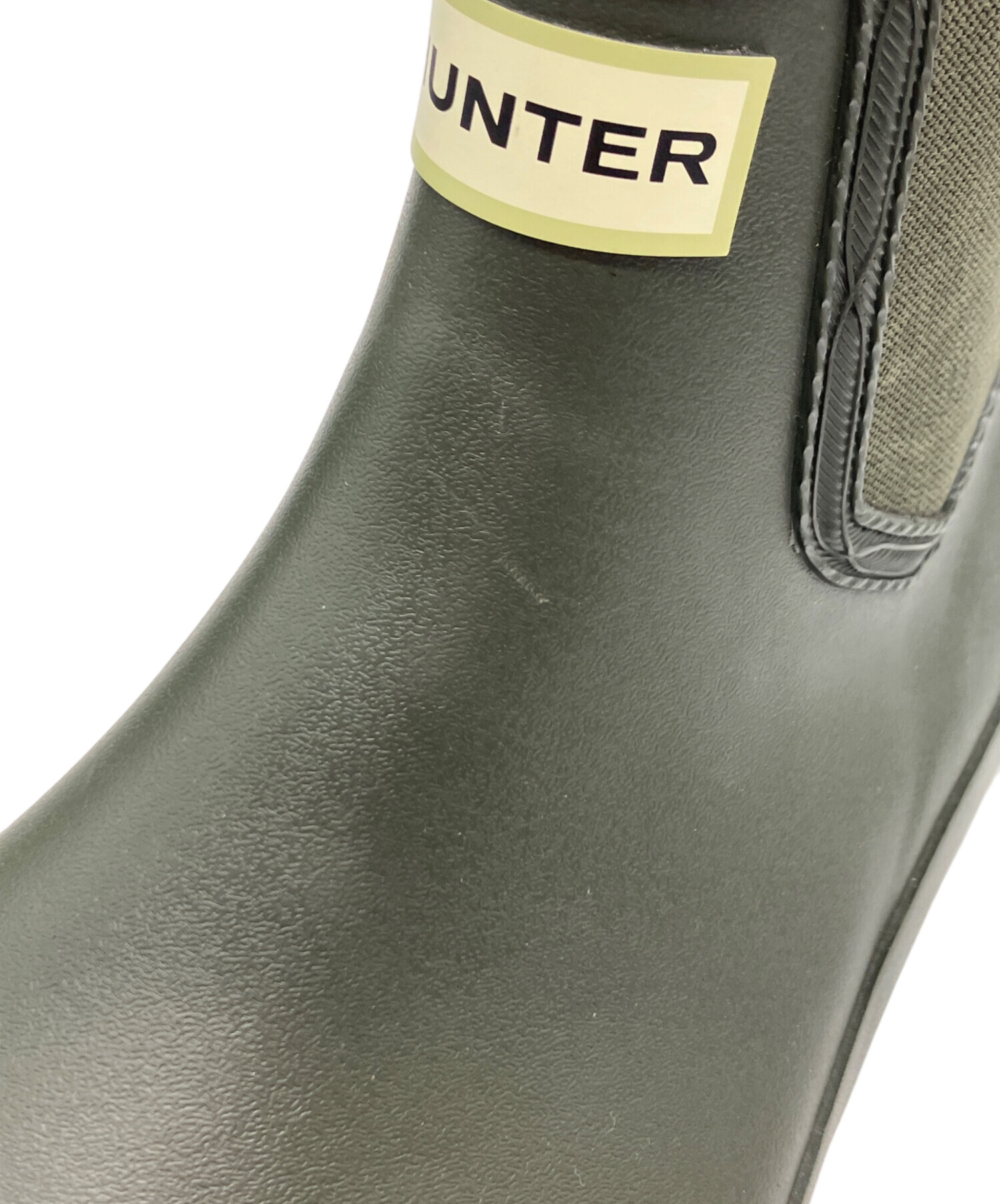 中古・古着通販】HUNTER (ハンター) サイドゴアブーツ オリーブ サイズ