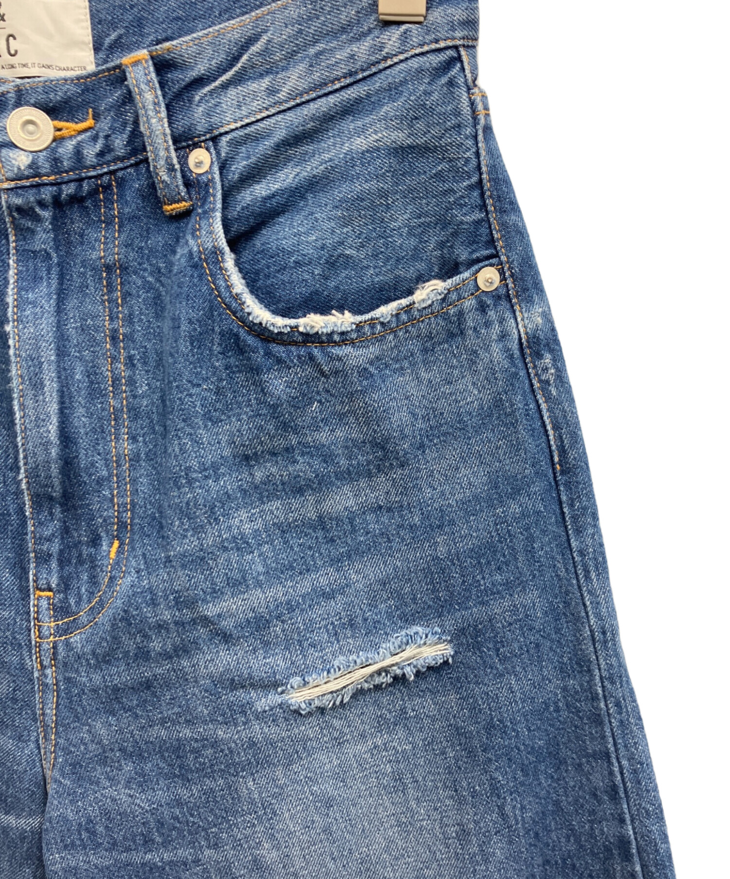 中古・古着通販】Curensology (カレンソロジー) ダメージカーヴィー