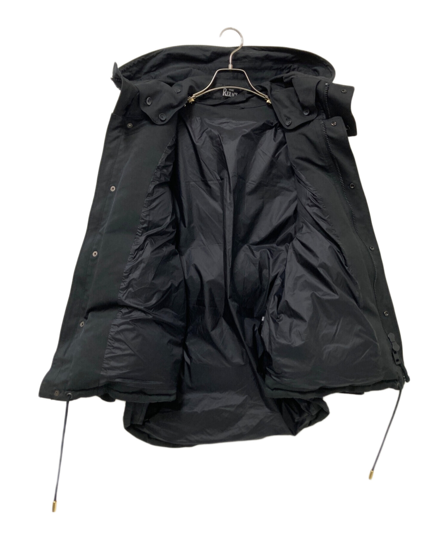 THE RERACS リラクス　ダウンジャケット　レディース　ブラック　黒　38 中古・古着通販】THE RERACS (ザ リラクス) ダウンジャケット ブラック