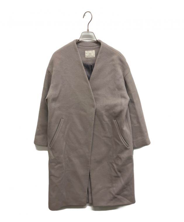 中古・古着通販】IENA (イエナ) MANTECO ノーカラーコート ブラウン