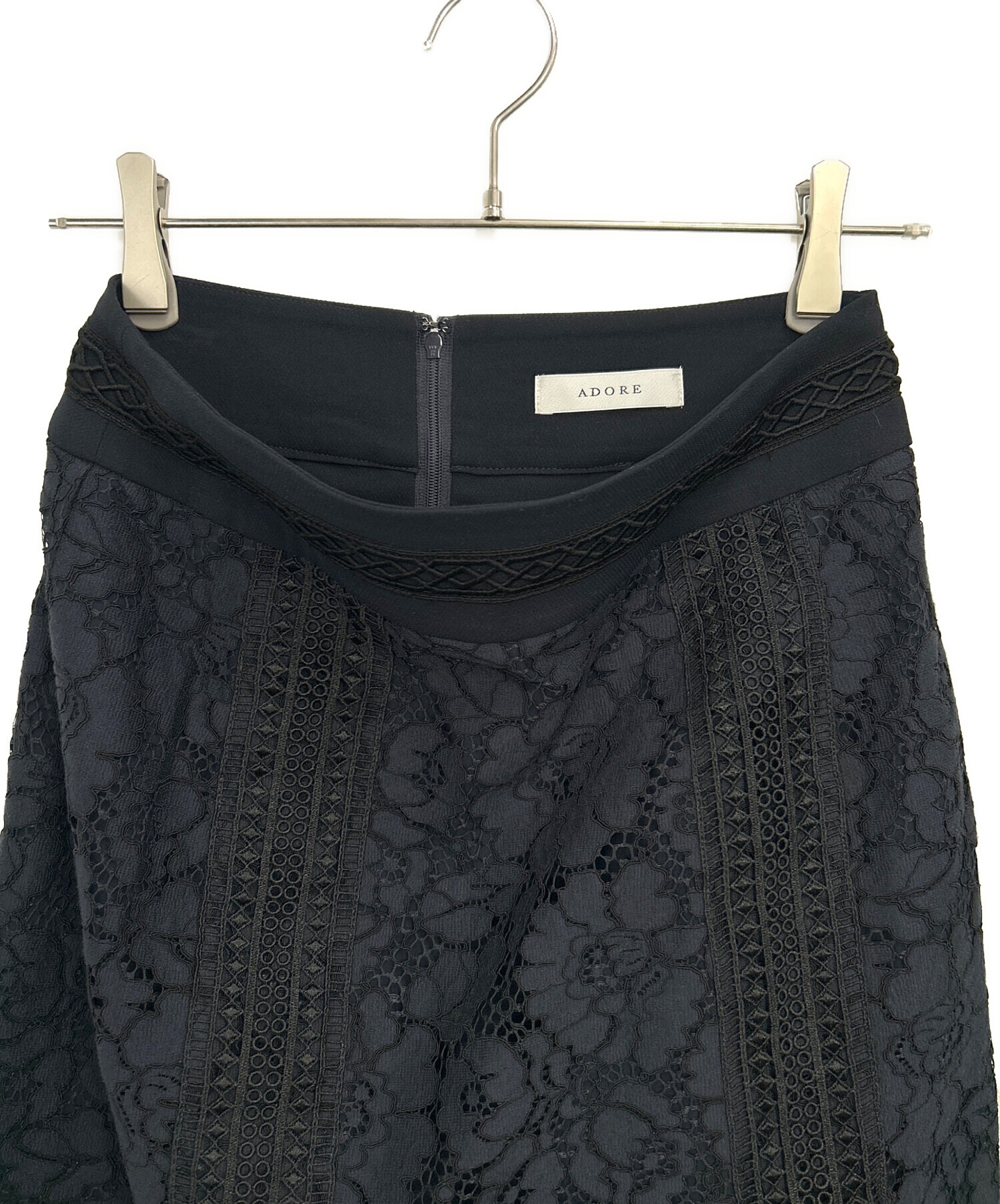中古・古着通販】ADORE (アドーア) フラワーコードレーススカート