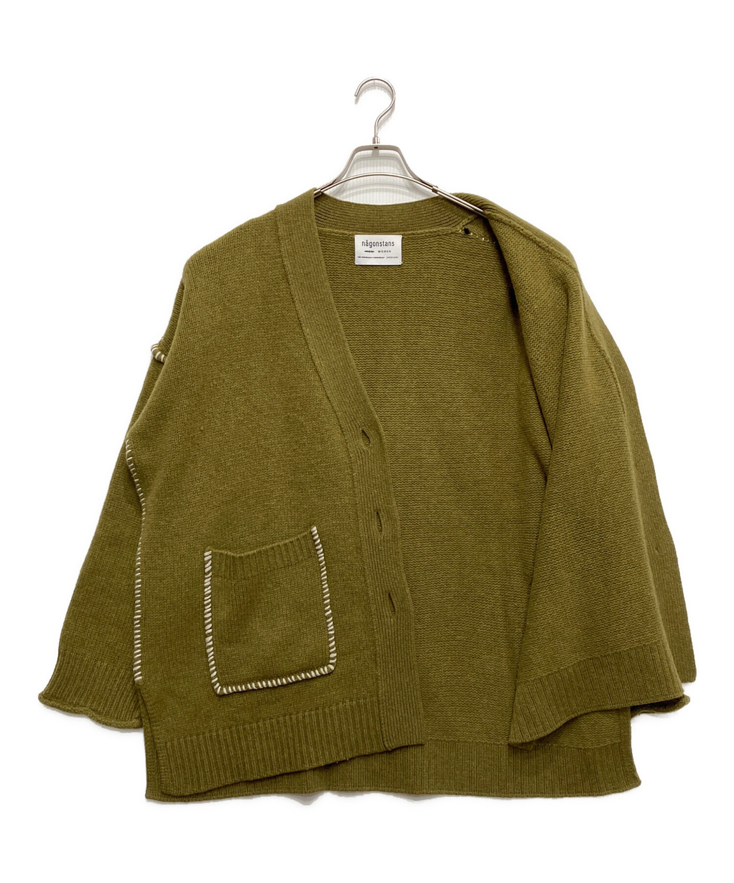 中古・古着通販】nagonstans (ナゴンスタンス) ニットカーディガン