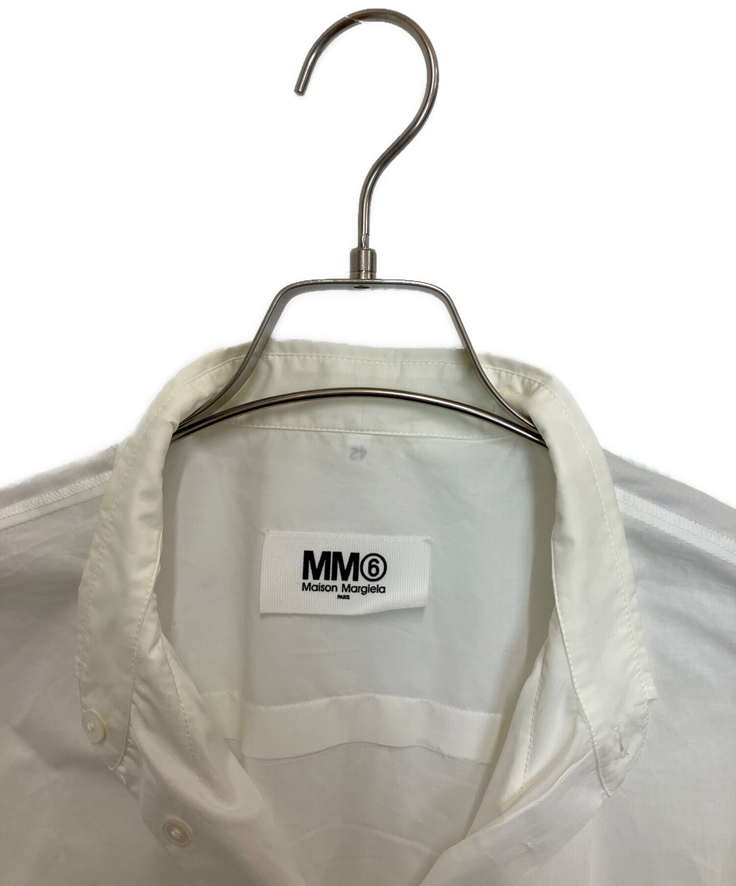 Maison Margiela メゾンマルジェラ ブラウス S 白 【古着】【中古】【送料無料】 中古・古着通販】MM6 Maison Margiela (エムエムシックスメゾン