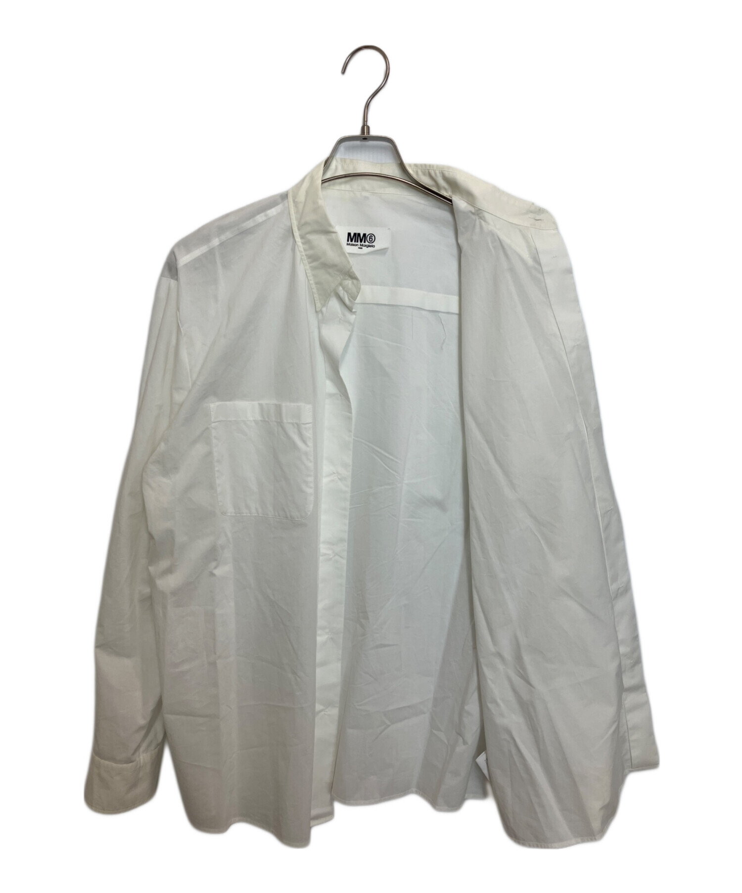 MM6 エムエムシックス ブラウス XS 白 【古着】【中古】【送料無料】 MM6 - MM6 エムエムシックス Tシャツ・カットソー M 白 【古着】【中古