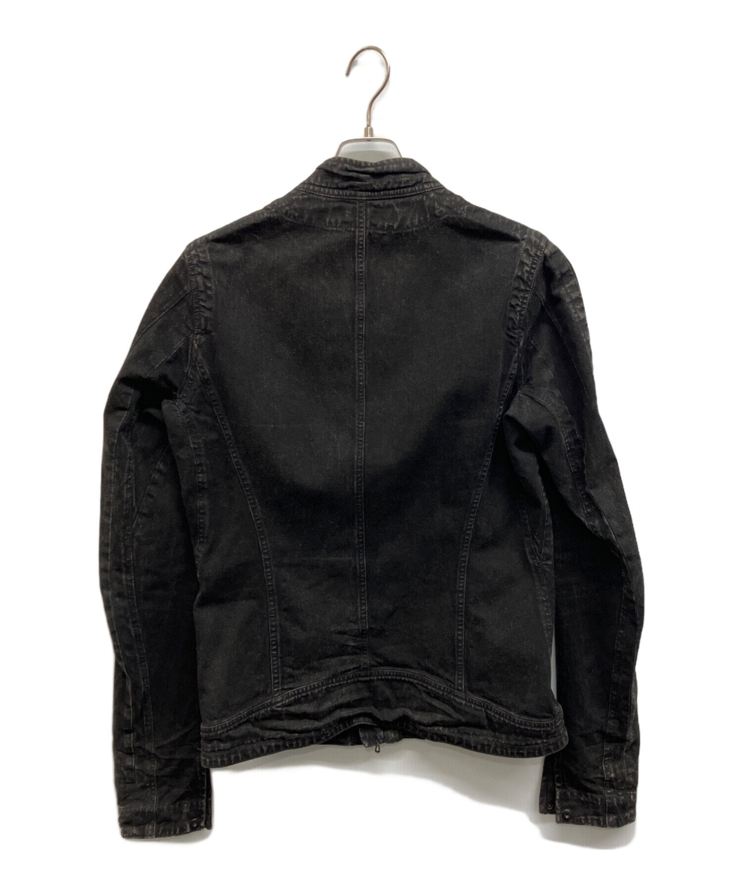 中古・古着通販】JULIUS (ユリウス) デニムジャケット ブラック サイズ