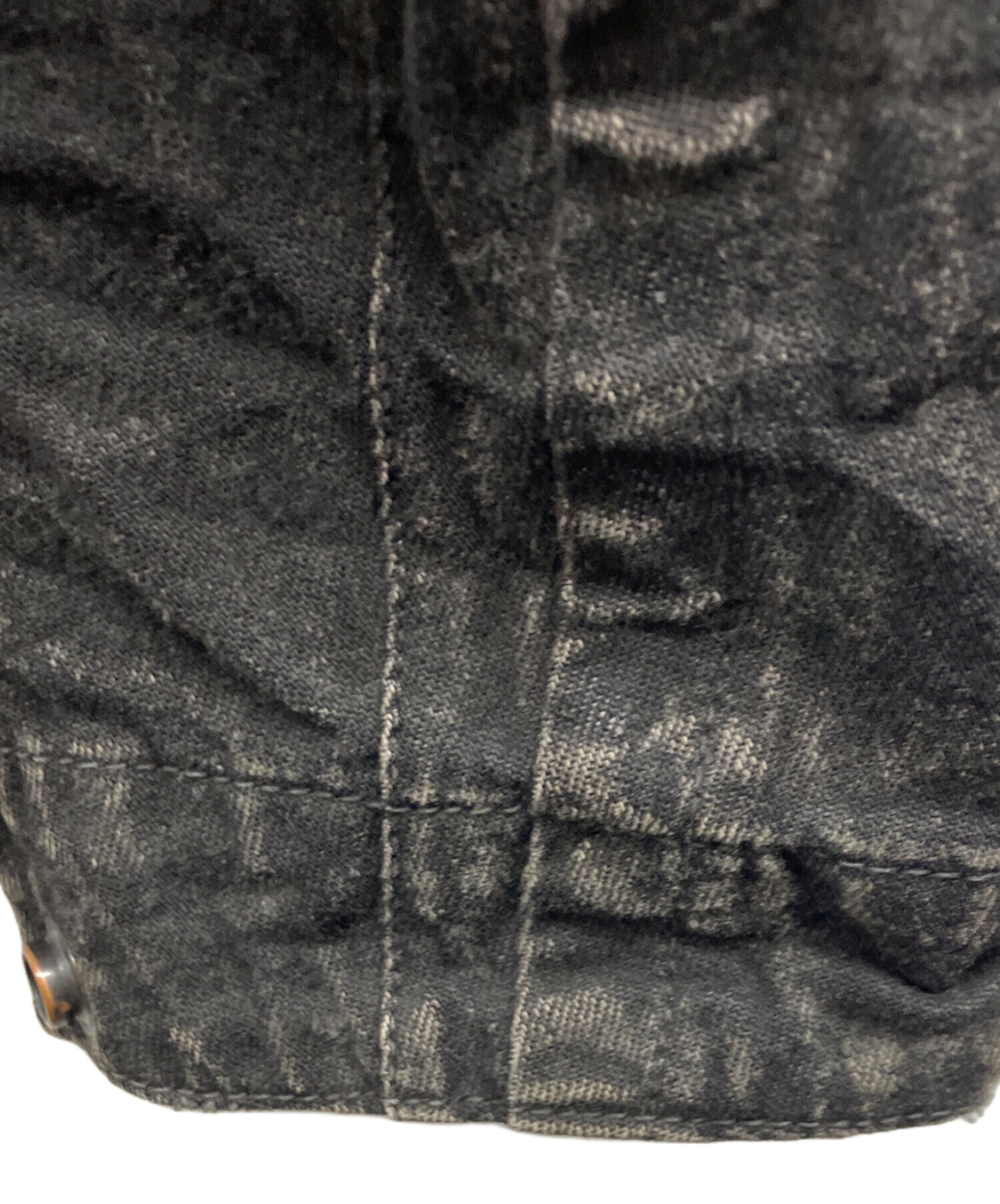 中古・古着通販】JULIUS (ユリウス) デニムジャケット ブラック サイズ