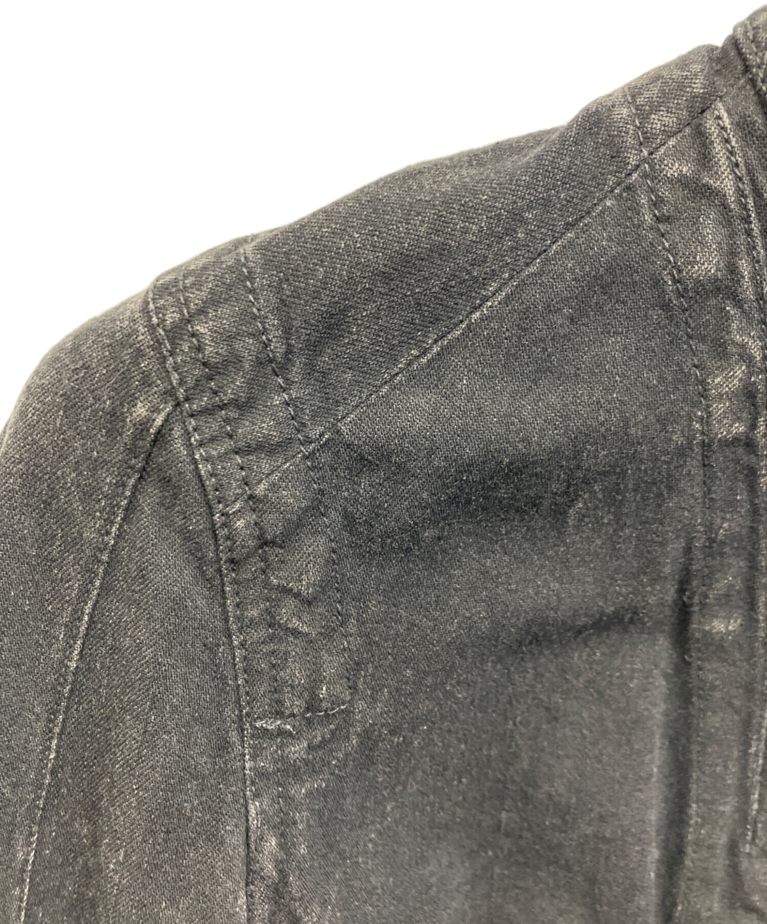 中古・古着通販】JULIUS (ユリウス) デニムジャケット ブラック サイズ