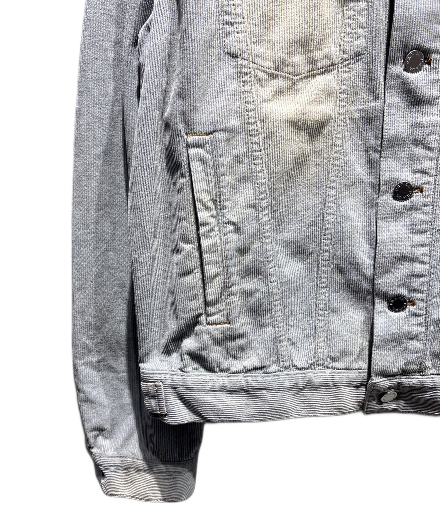 中古・古着通販】PRADA (プラダ) コーデュロイブルゾンジャケット