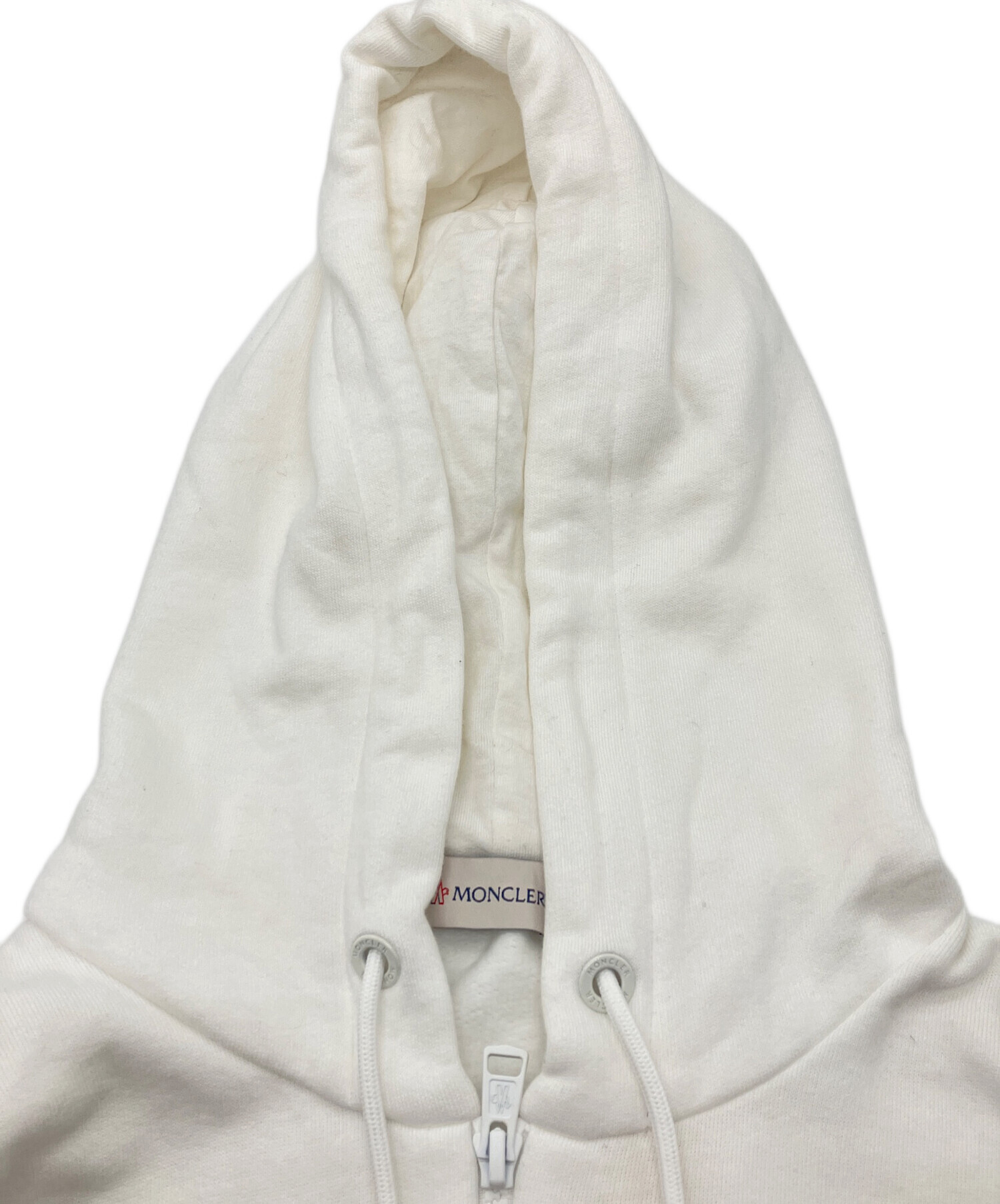 MONCLER FRAGMENT DESIGN ジップアップパーカー　白　M 中古・古着通販】MONCLER (モンクレール) FRAGMENT DESIGN