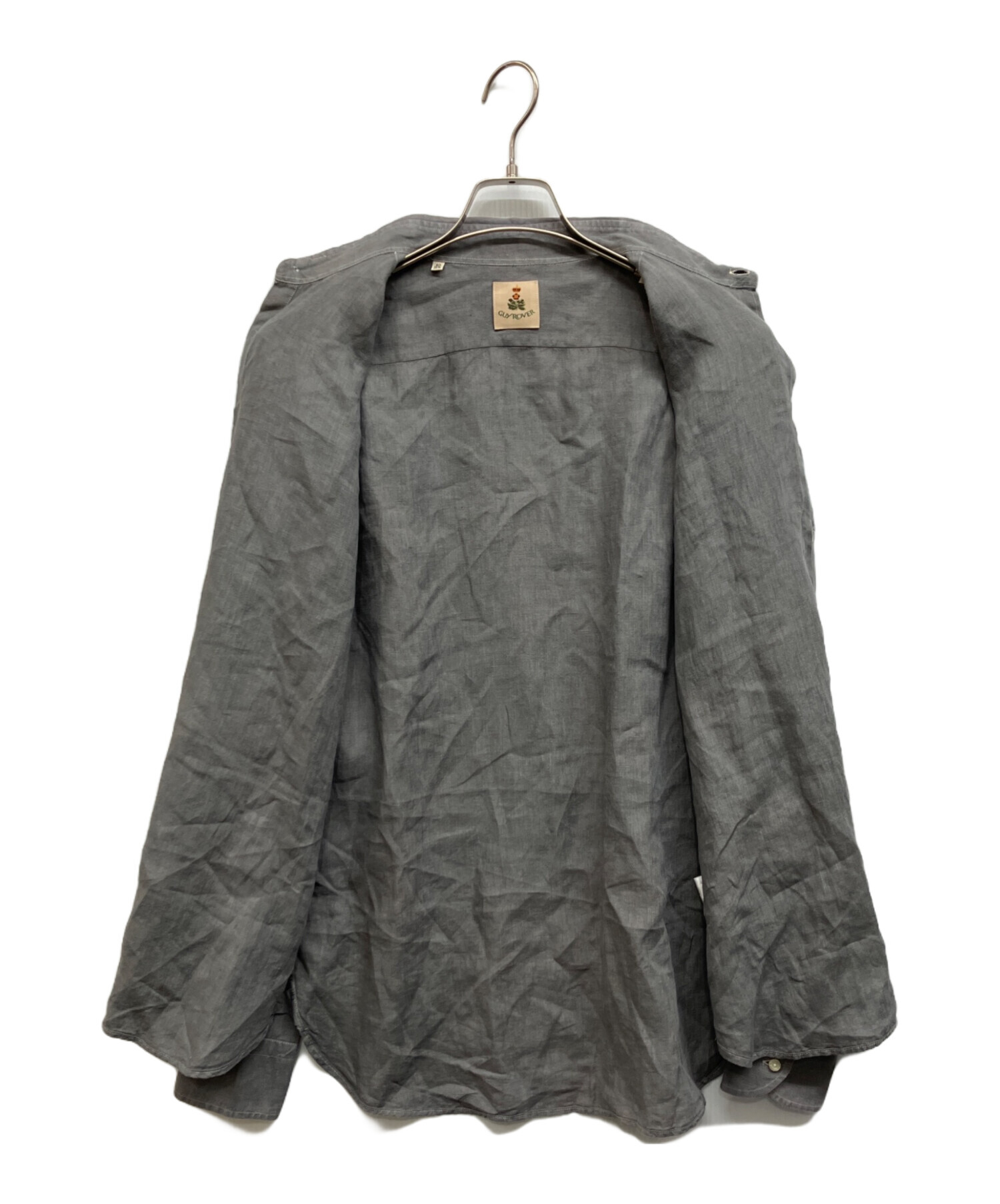 中古・古着通販】GUY ROVER (ギローバー) リネンシャツ グレー サイズ 