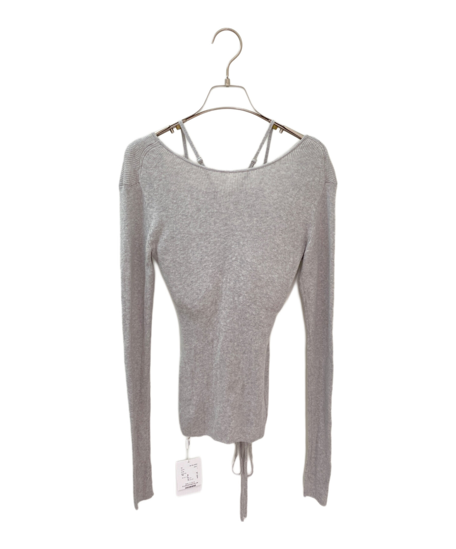 中古・古着通販】CLANE (クラネ) CAMISOLE SET CACHECOEUR KNIT TOPS 